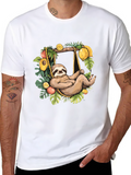 Sloth on Swing Graphic Tee