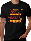 Good Thoughts Great Thoughts Black T-Shirt