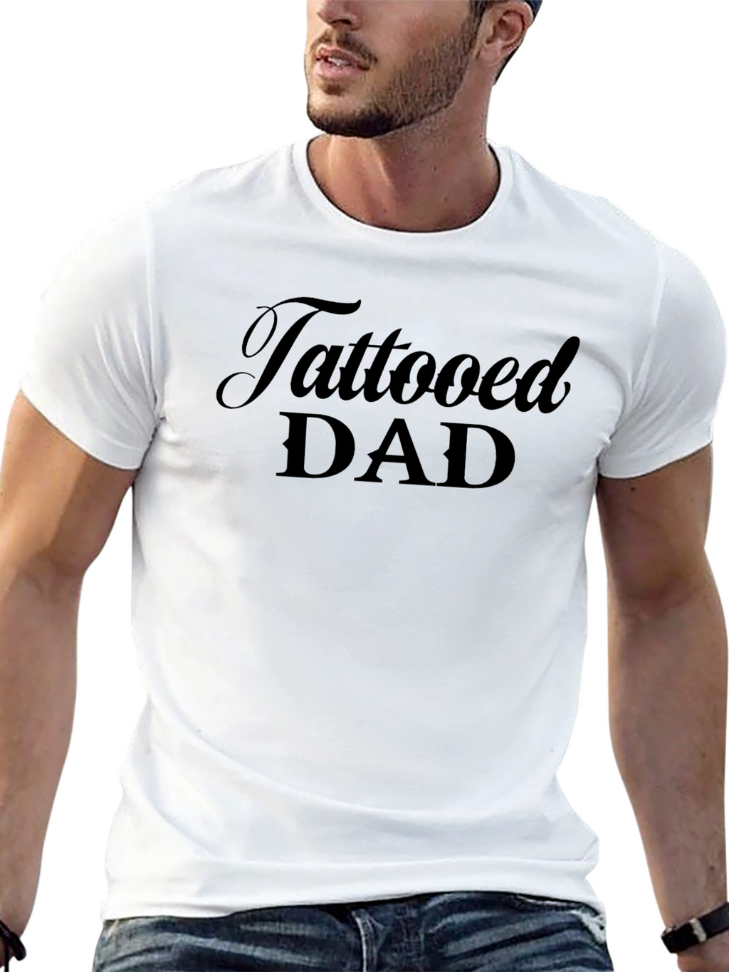 Tattooed Dad T-Shirt - Cool Fathers Day Tee