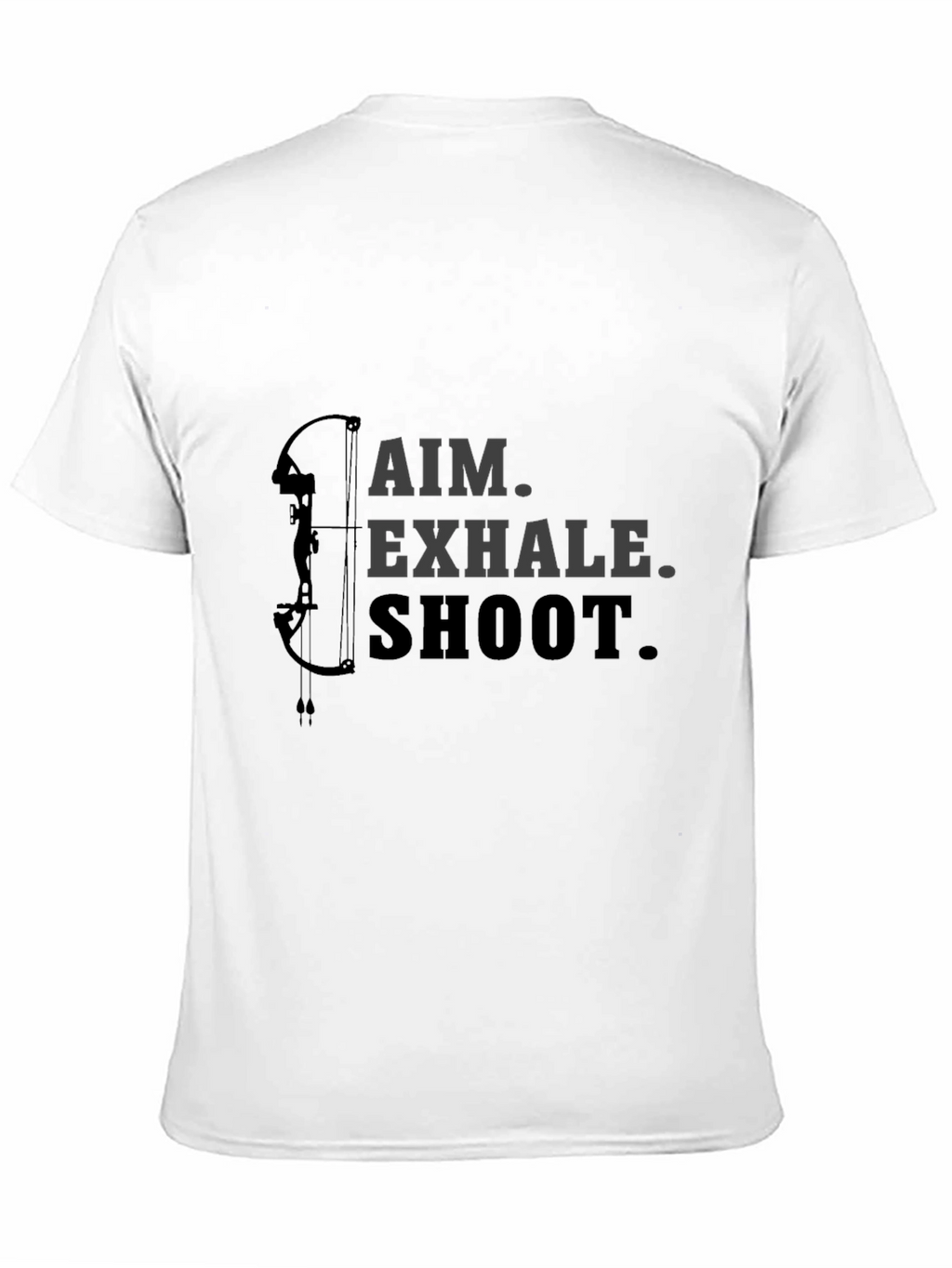 Archery Aim Exhale Shoot Graphic Tee