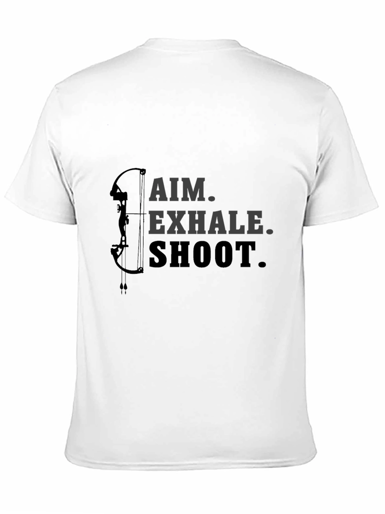 Archery Aim Exhale Shoot Graphic Tee