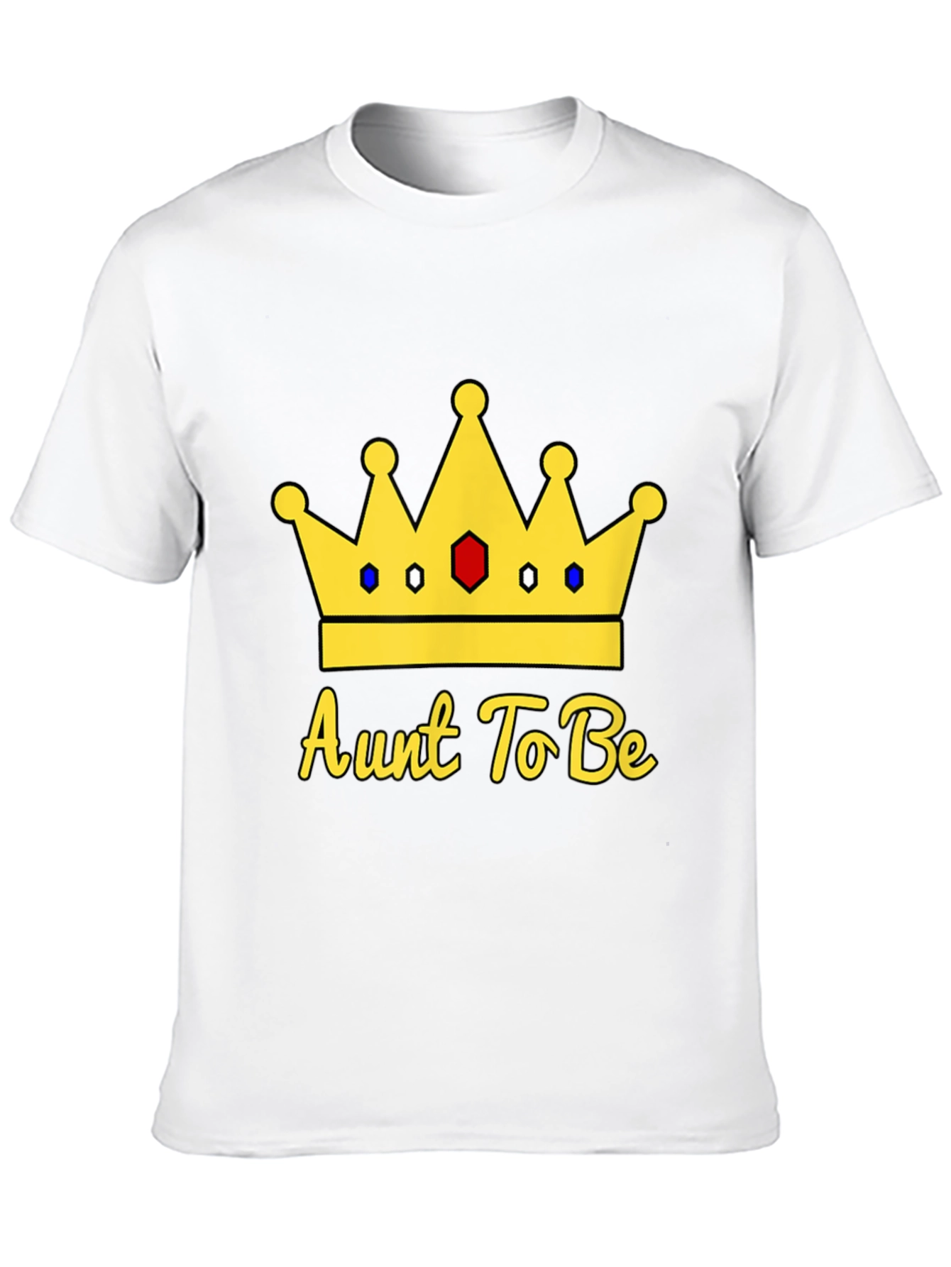 Aunt To Be Crown T-Shirt