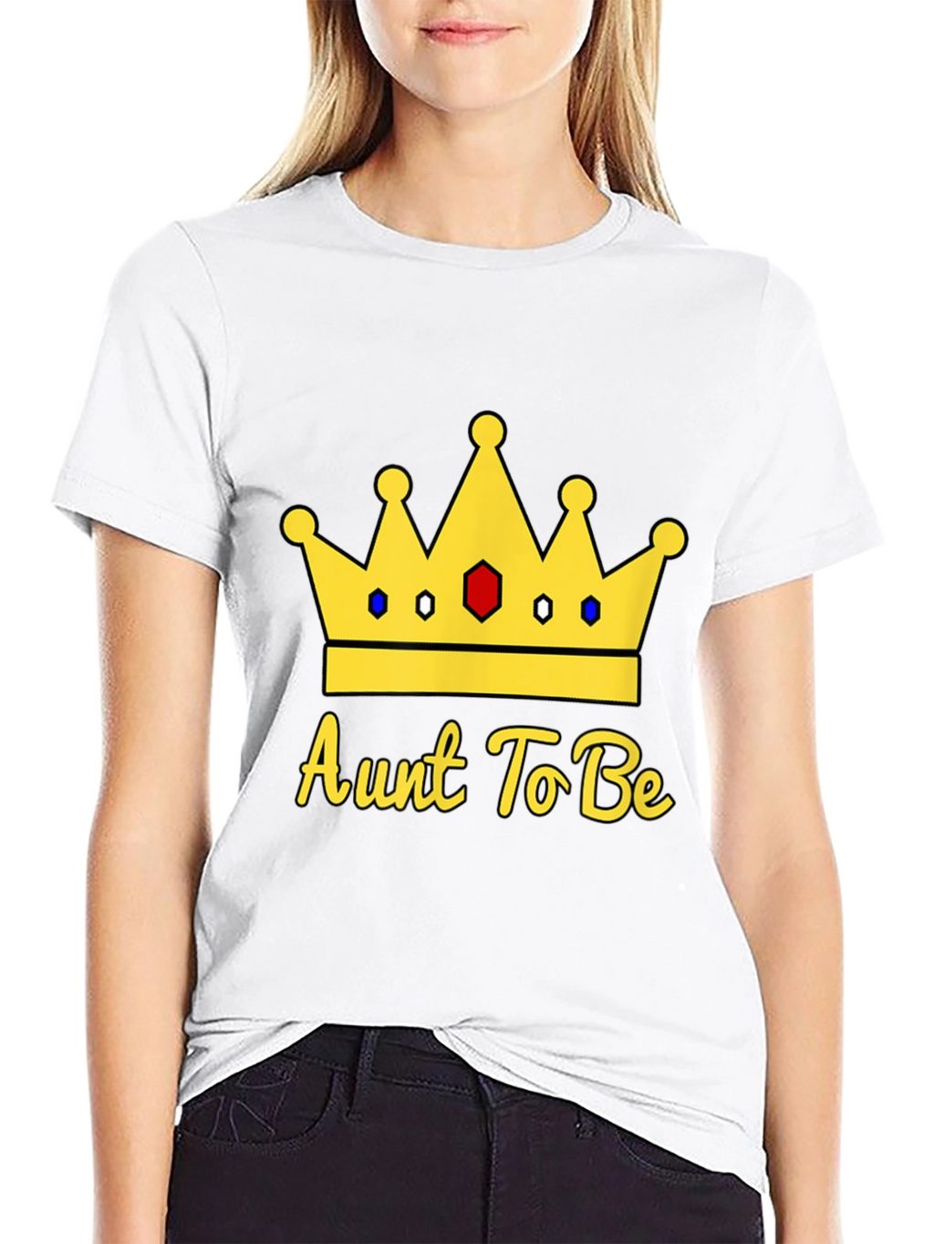 Aunt To Be Crown T-Shirt