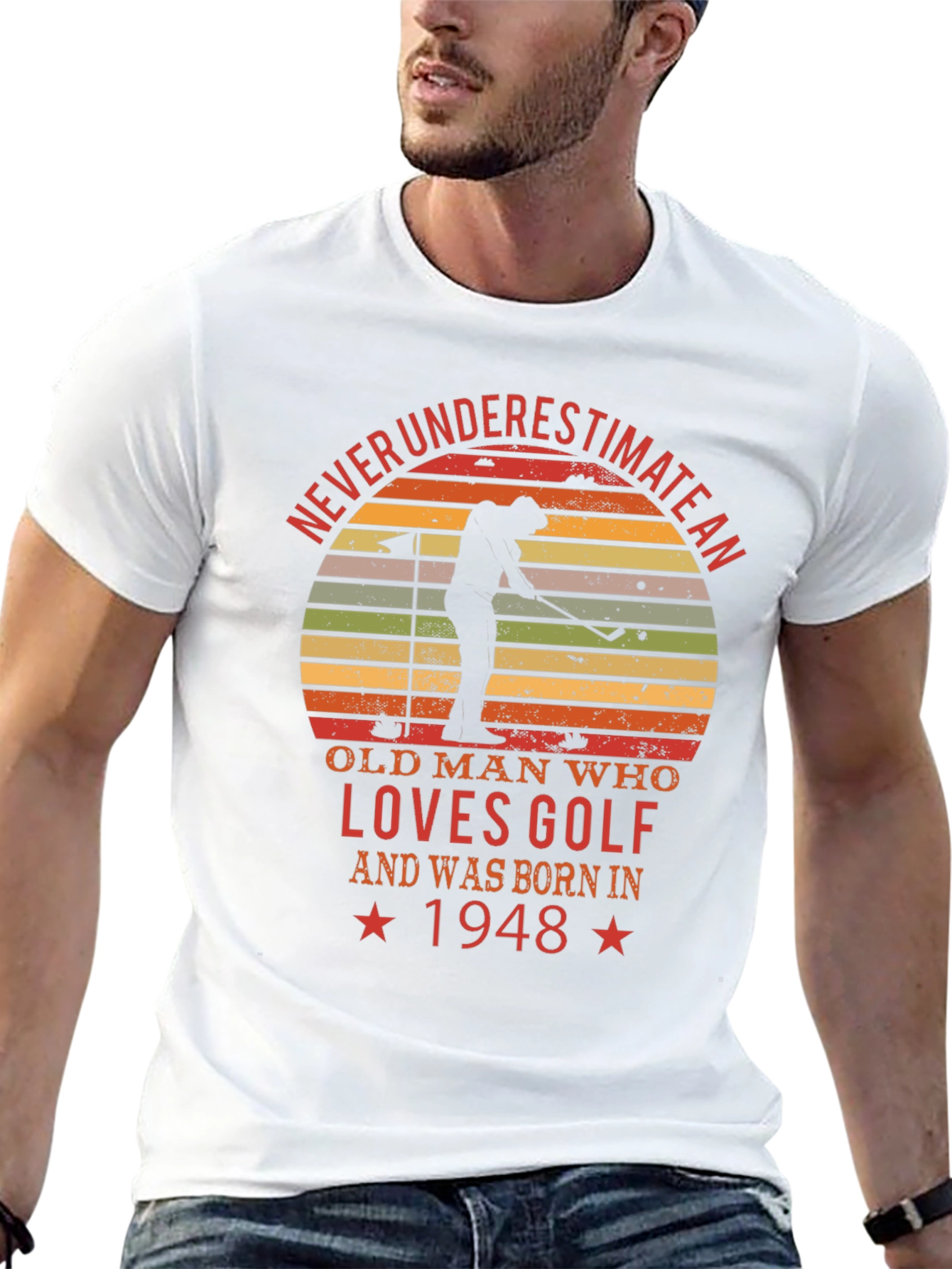 Golf Lover T-Shirt - Born in 1948