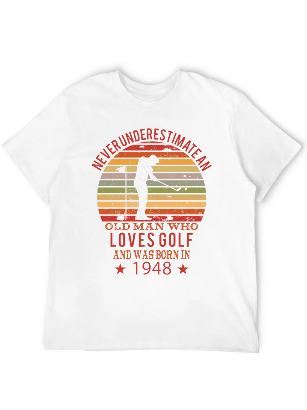 Golf Lover T-Shirt - Born in 1948