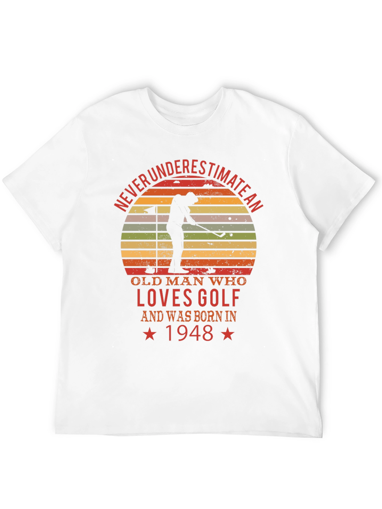 Golf Lover T-Shirt - Born in 1948