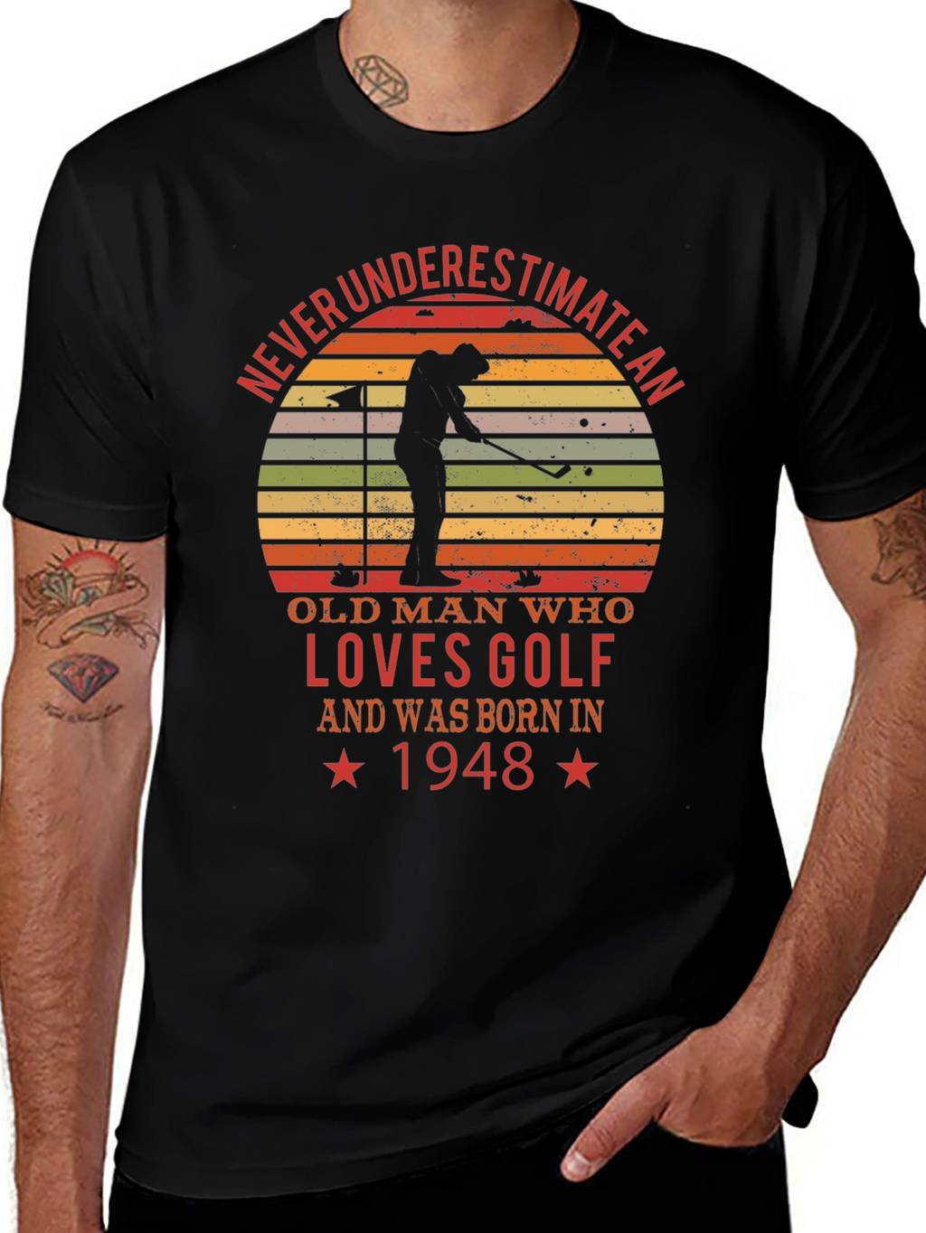 Golf Lover T-Shirt - Born in 1948