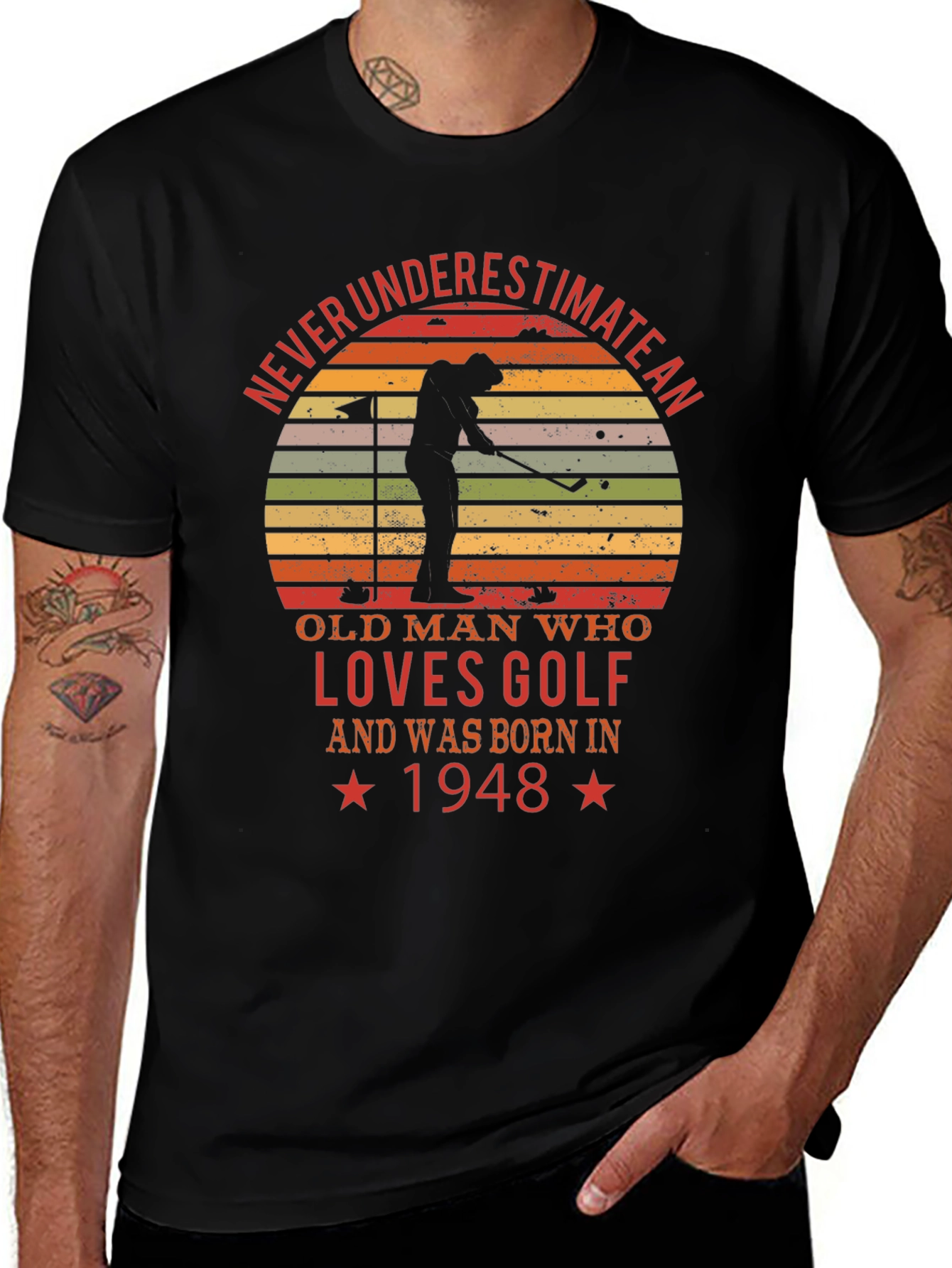 Golf Lover T-Shirt - Born in 1948