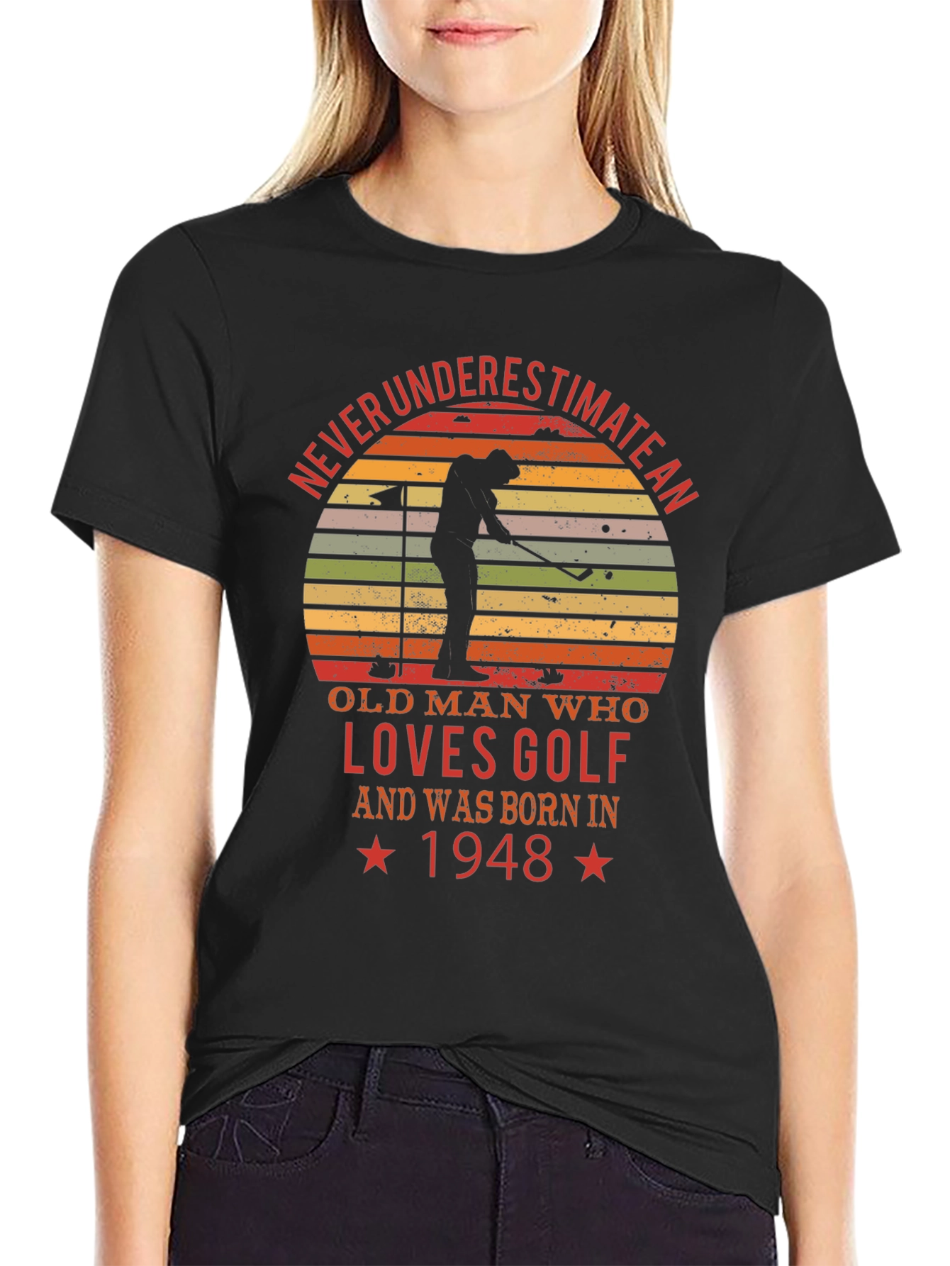 Golf Lover T-Shirt - Born in 1948