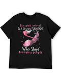 Grumpy Flamingo Spirit Animal Tee