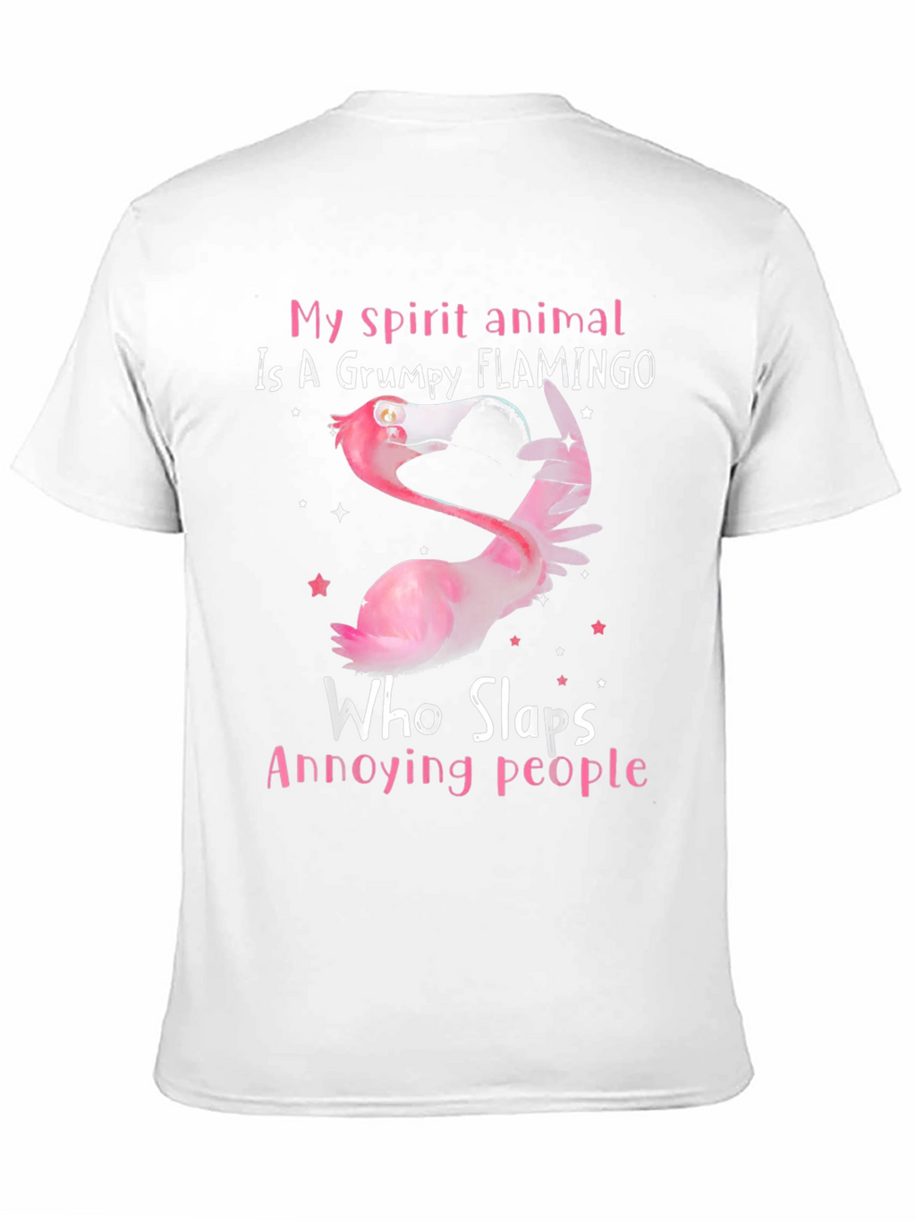 Grumpy Flamingo Spirit Animal Tee