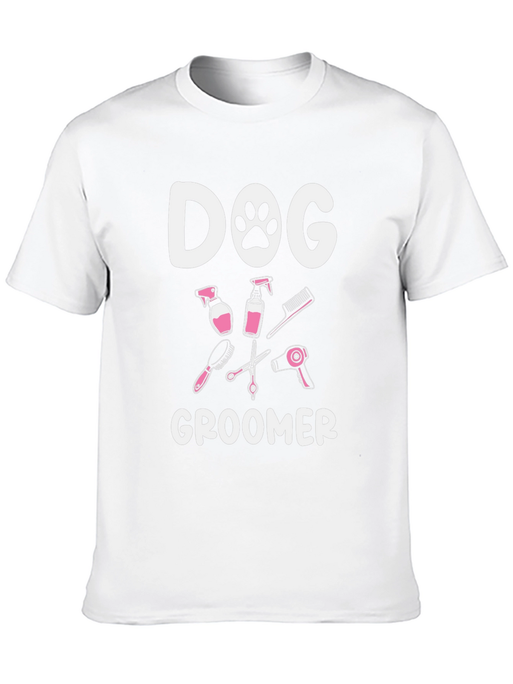 Dog Groomer T-Shirt - Black Cotton Tee