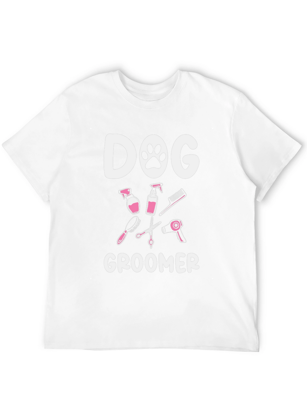 Dog Groomer T-Shirt - Black Cotton Tee