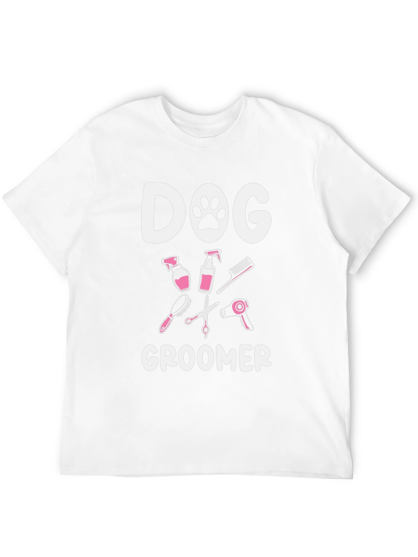 Dog Groomer T-Shirt - Black Cotton Tee