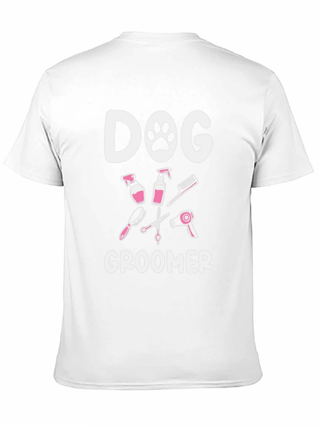 Dog Groomer T-Shirt - Black Cotton Tee
