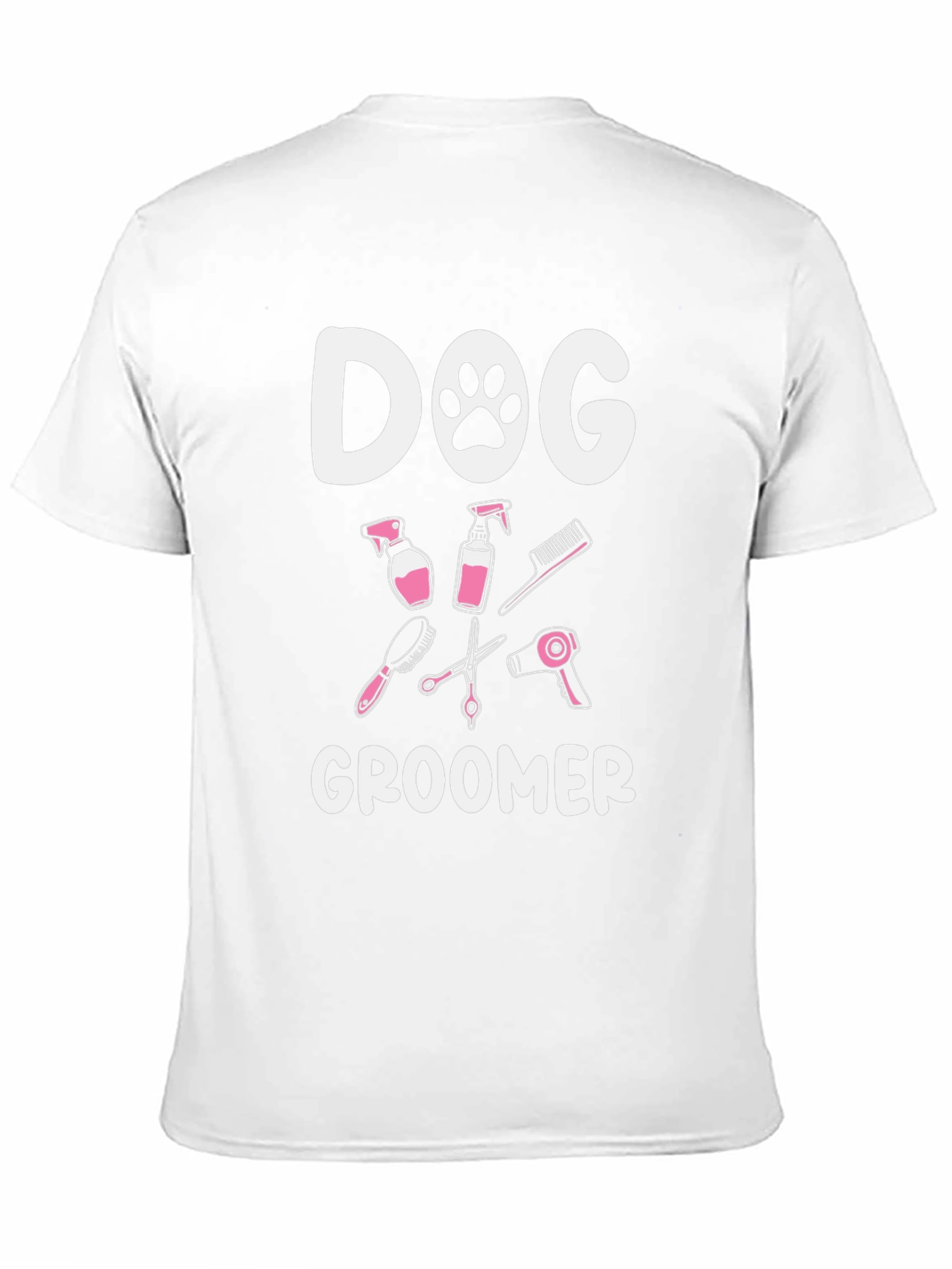 Dog Groomer T-Shirt - Black Cotton Tee