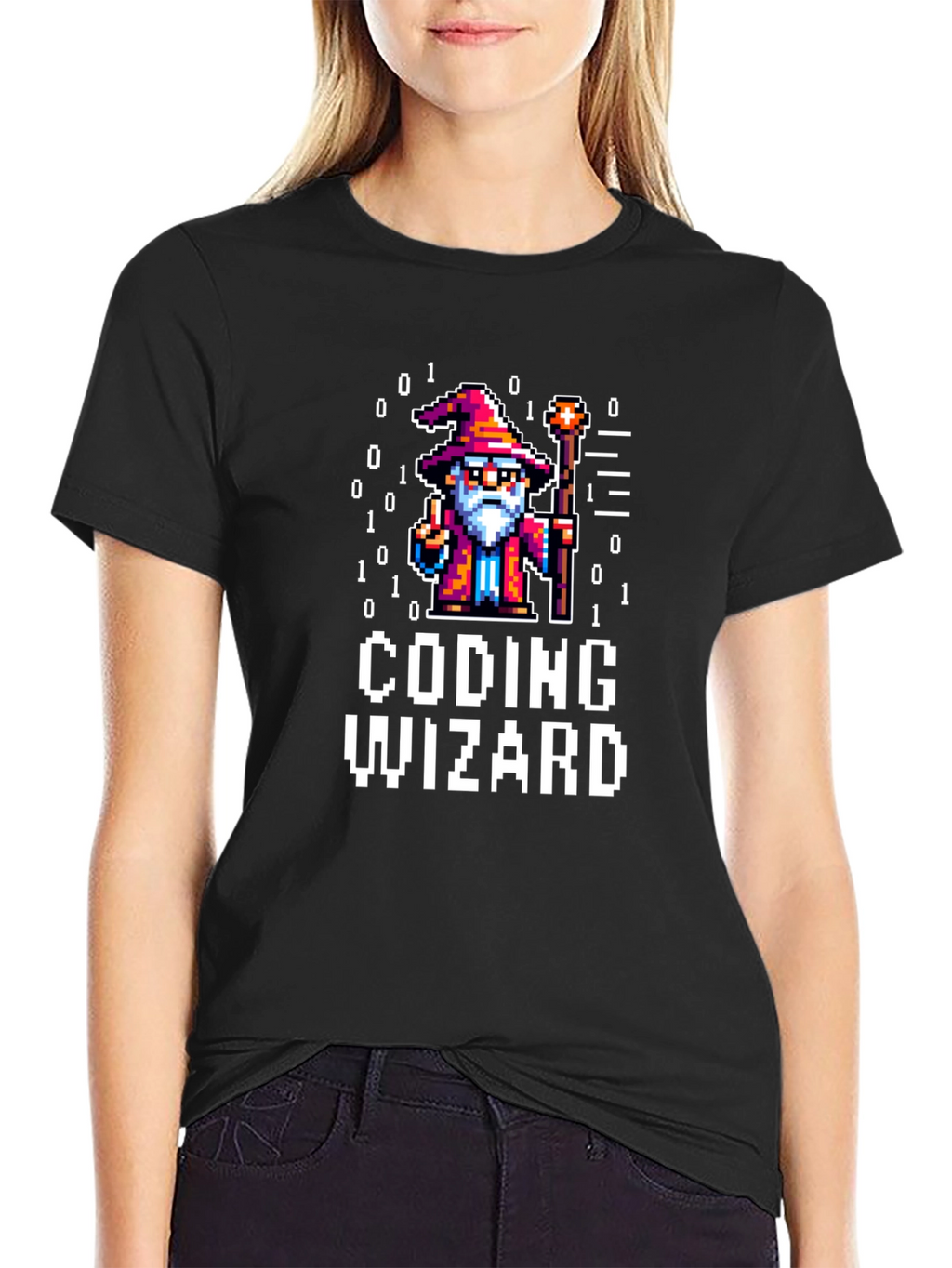 Coding Wizard Black T-Shirt