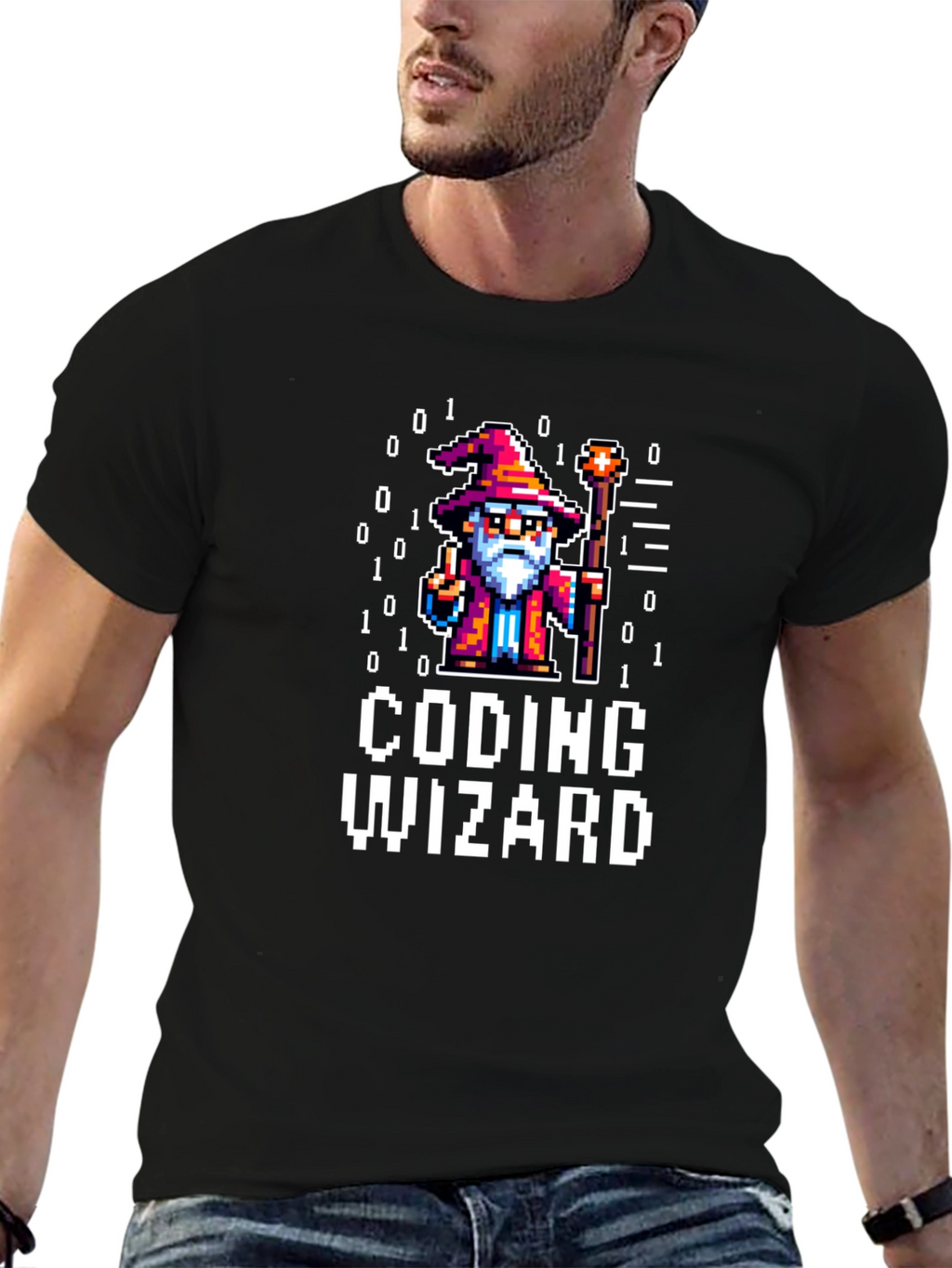 Coding Wizard Black T-Shirt