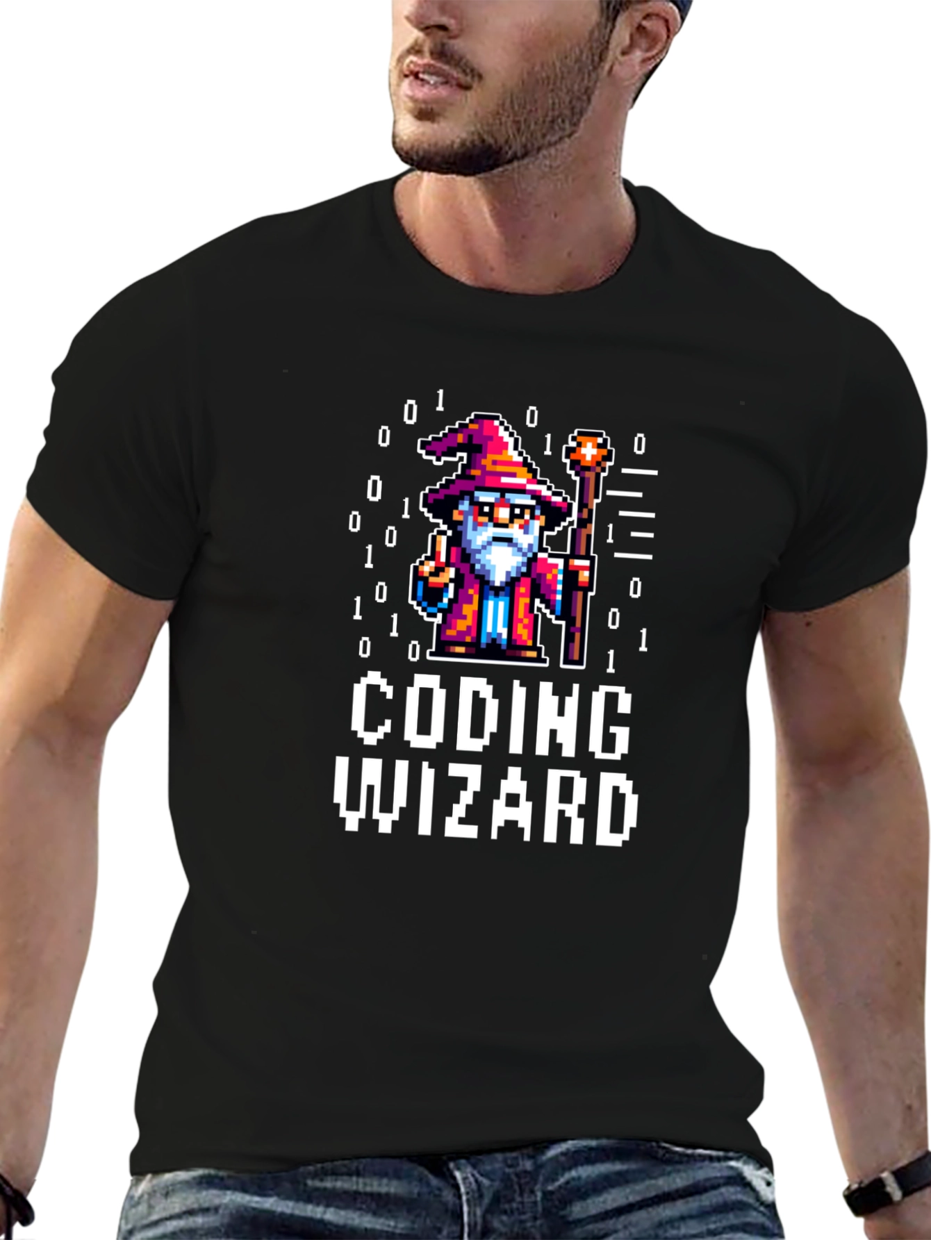 Coding Wizard Black T-Shirt