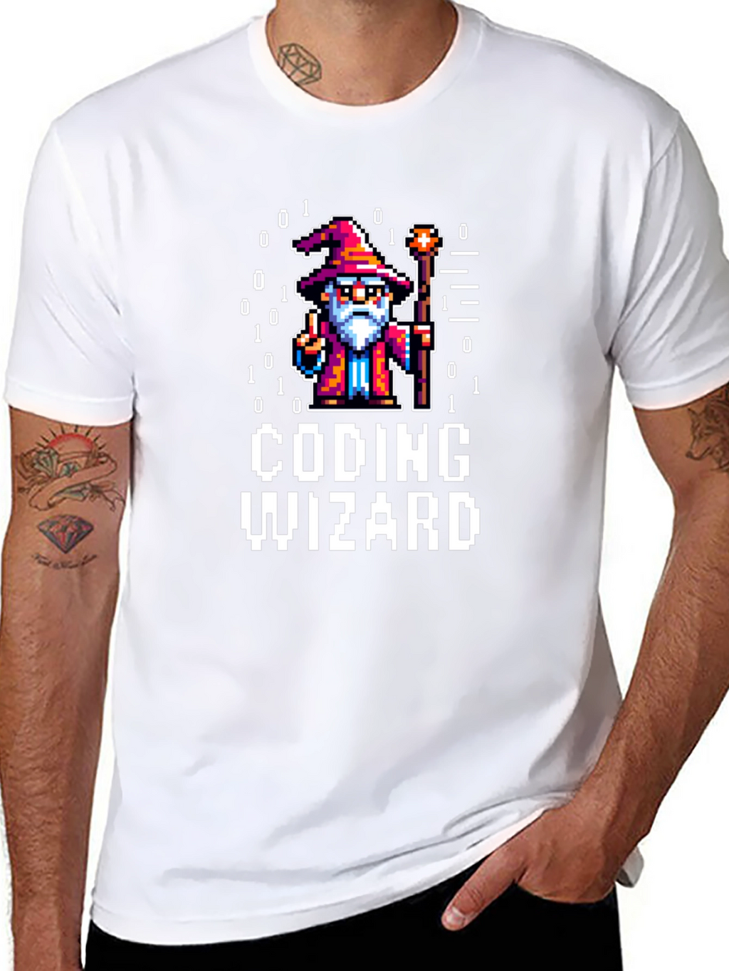Coding Wizard Black T-Shirt