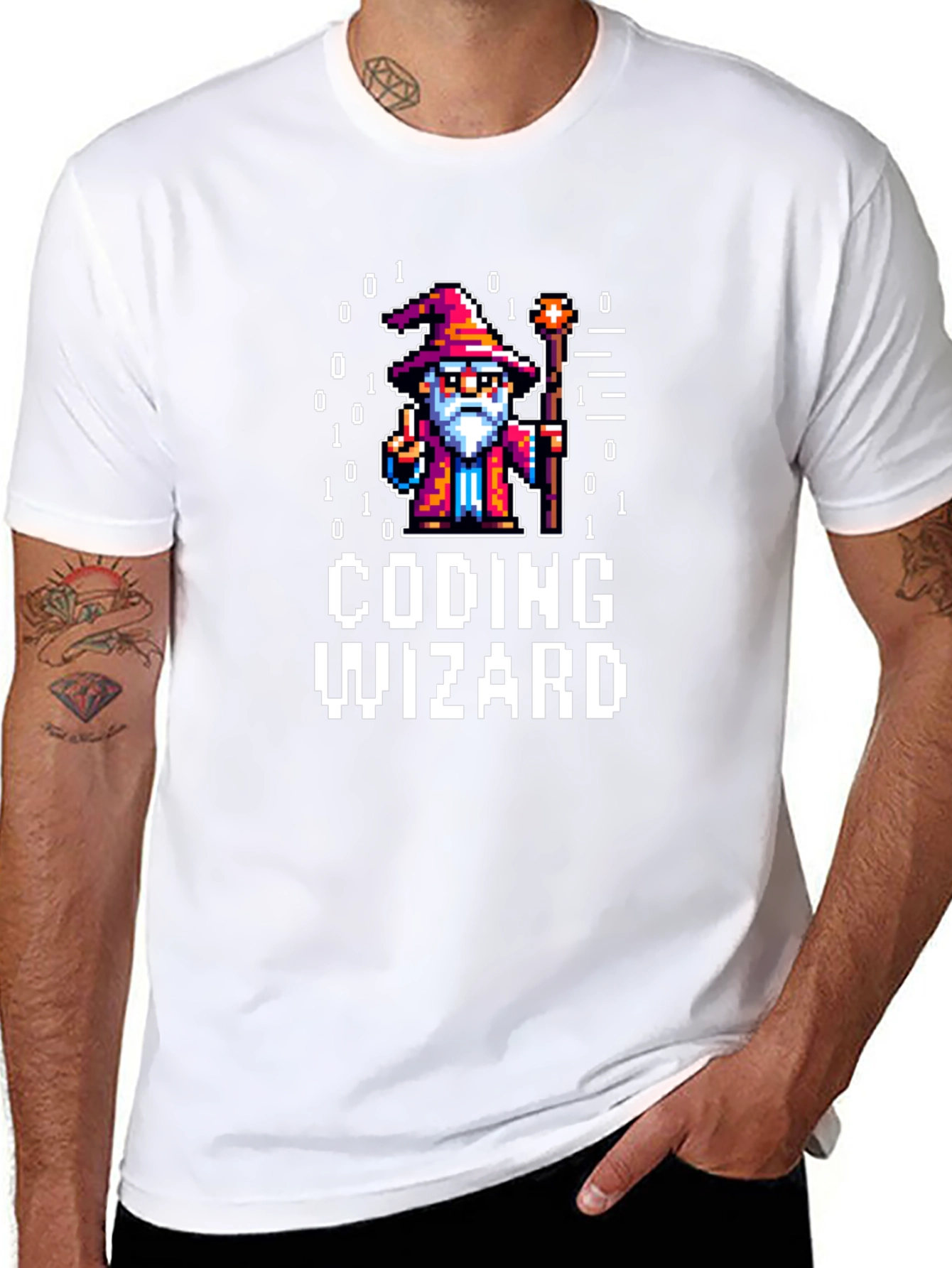 Coding Wizard Black T-Shirt