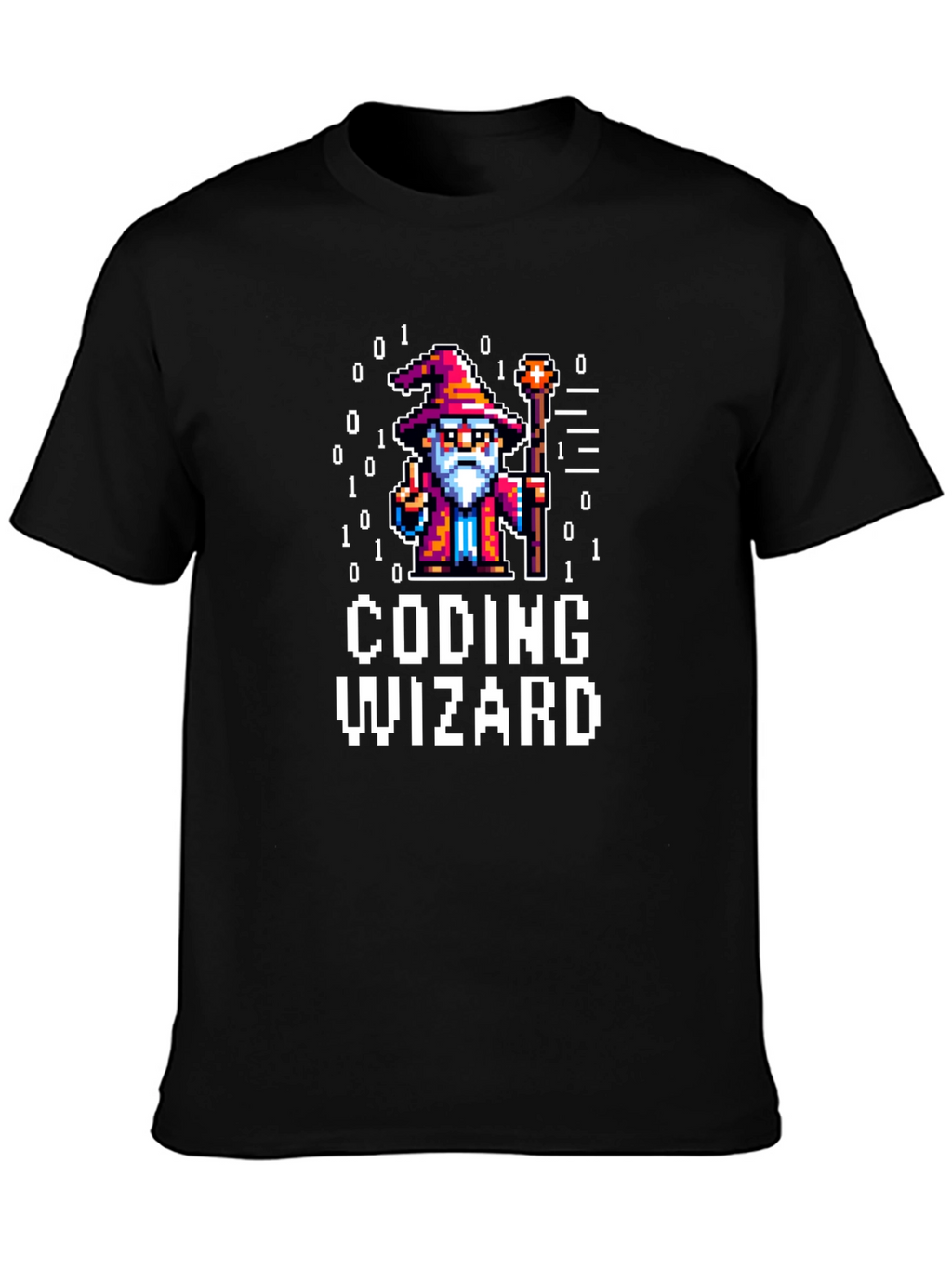 Coding Wizard Black T-Shirt