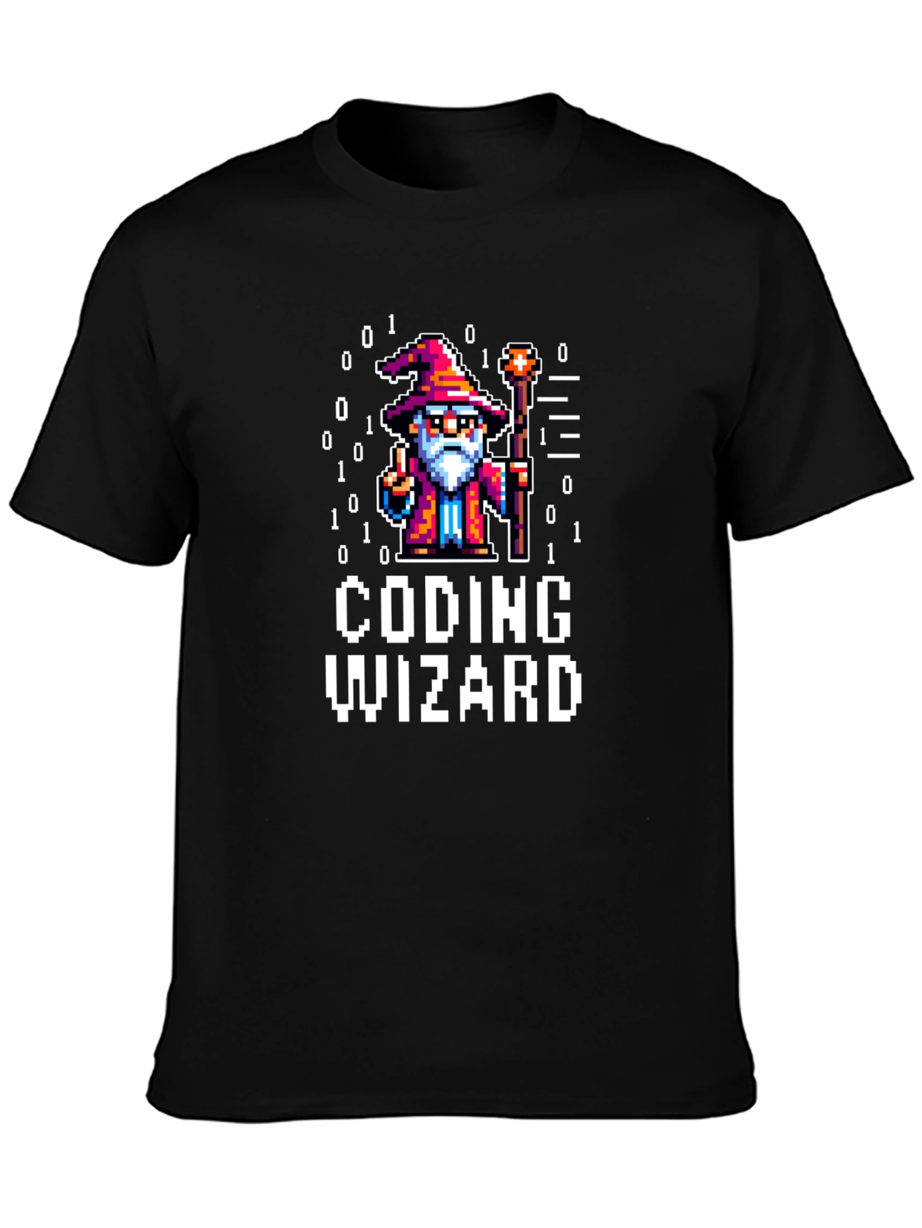 Coding Wizard Black T-Shirt