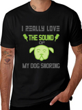 Funny Dog Snoring T-Shirt