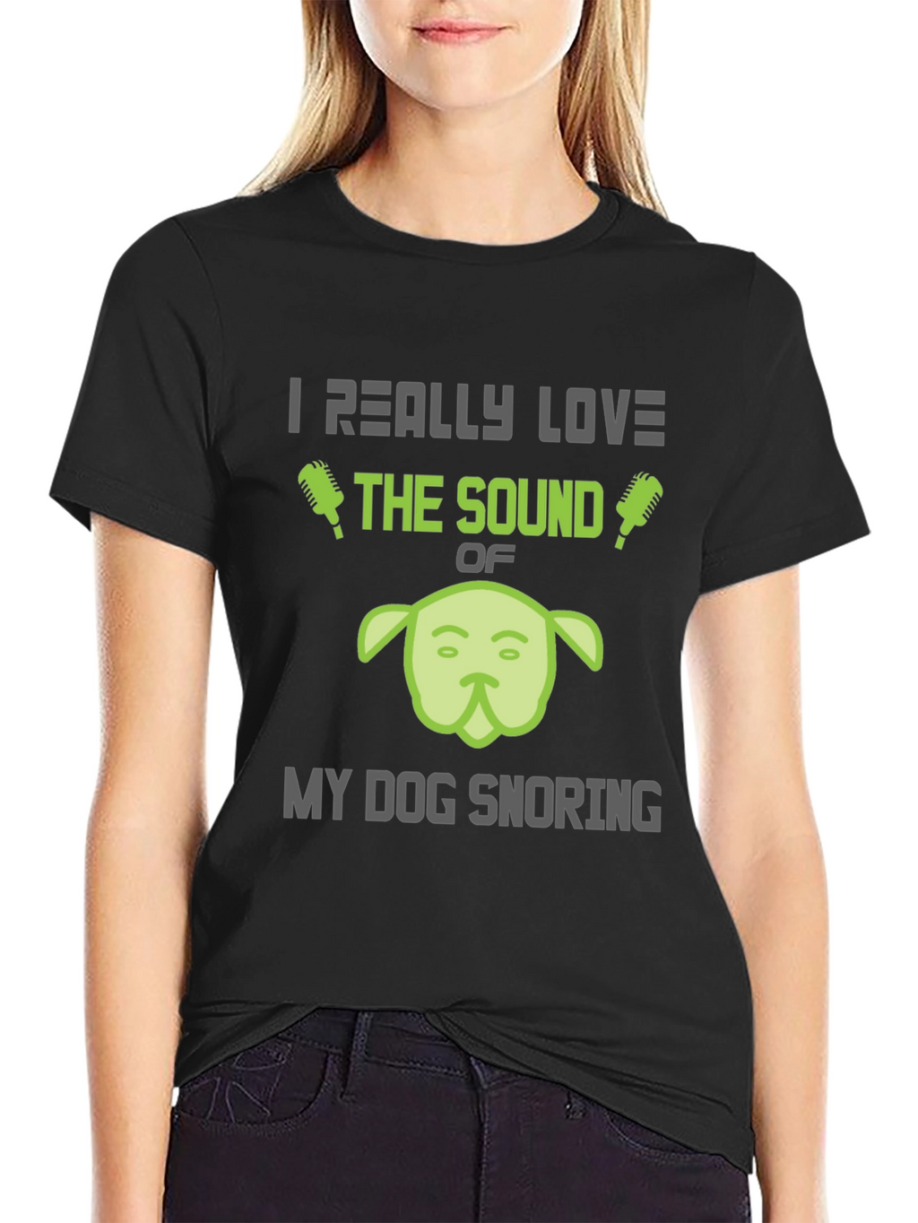 Funny Dog Snoring T-Shirt