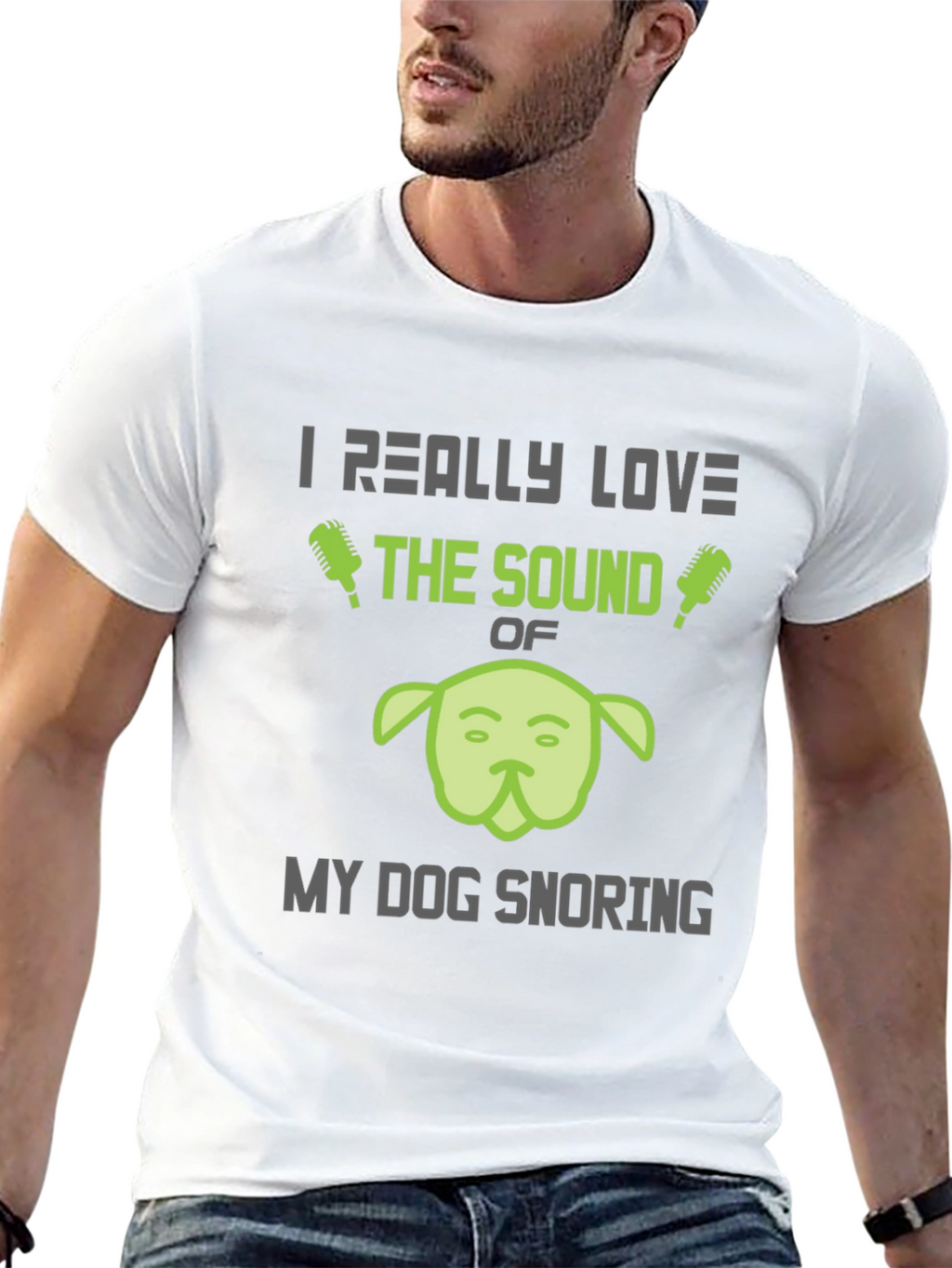 Funny Dog Snoring T-Shirt