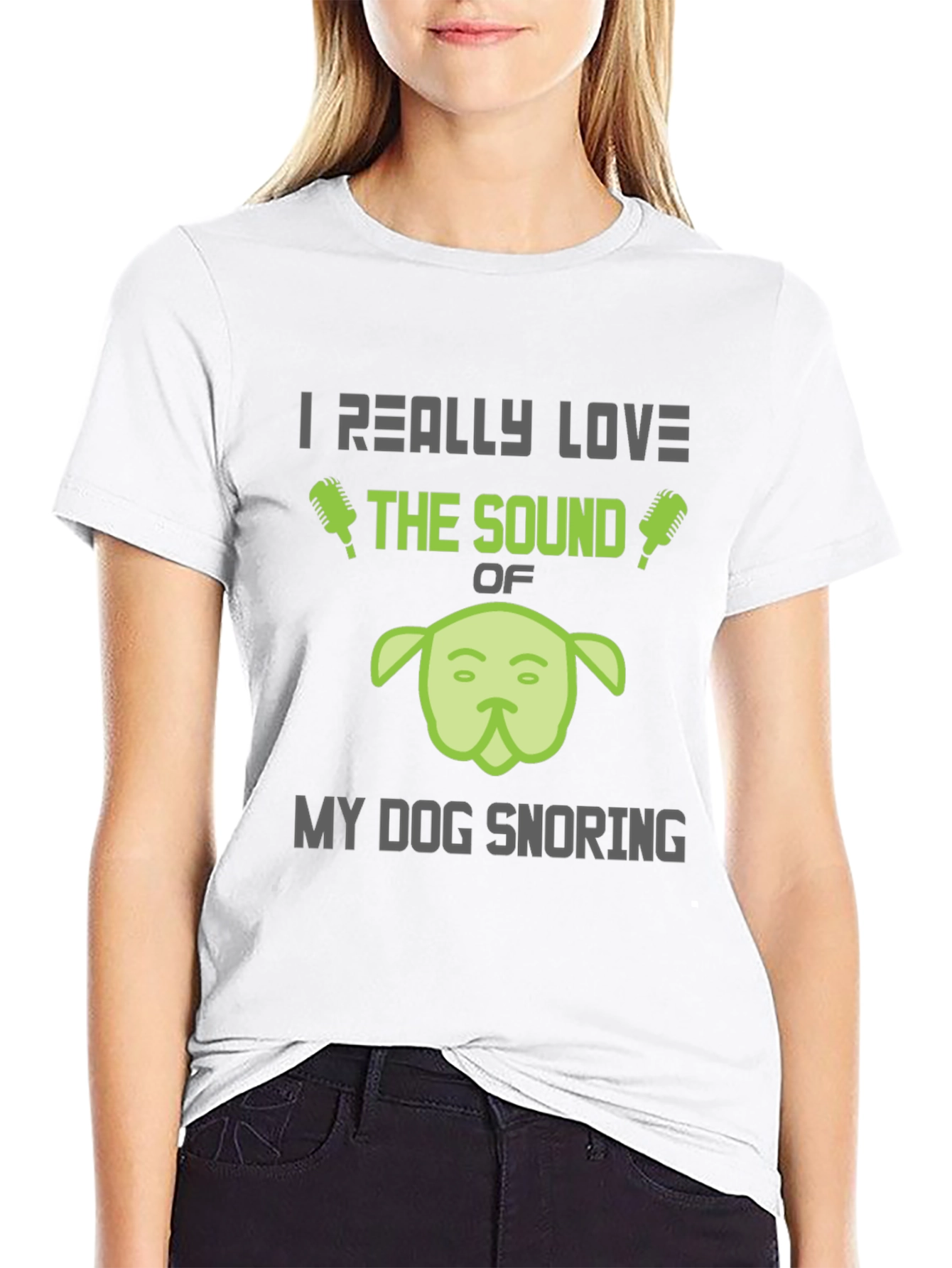 Funny Dog Snoring T-Shirt