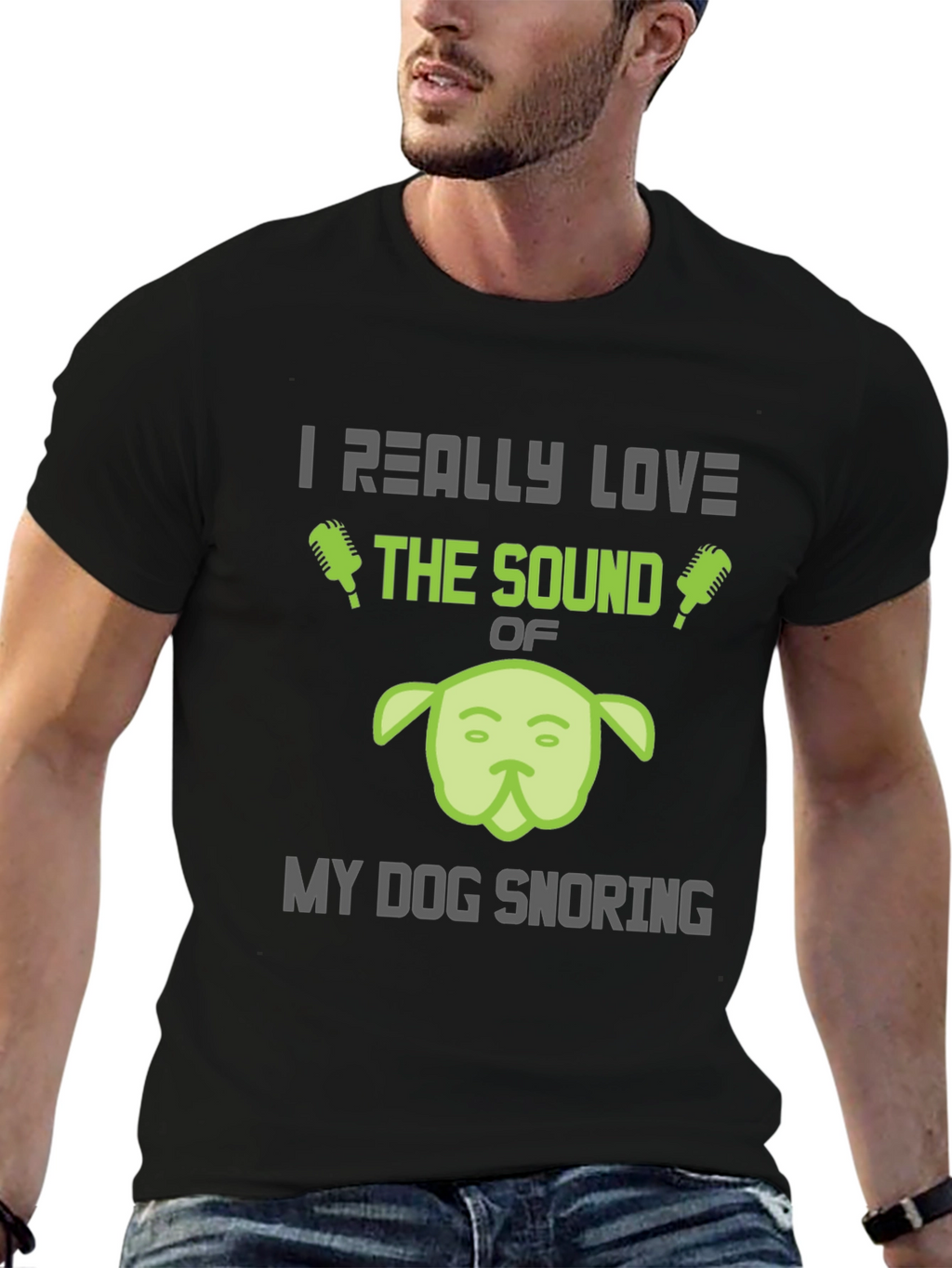 Funny Dog Snoring T-Shirt