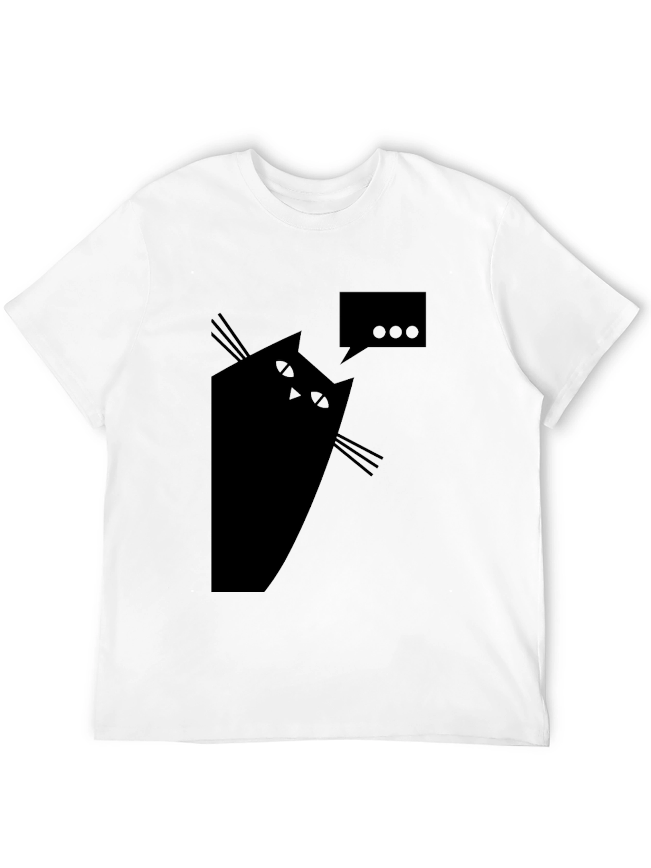 Cat Chat T-Shirt - Quirky Graphic Tee