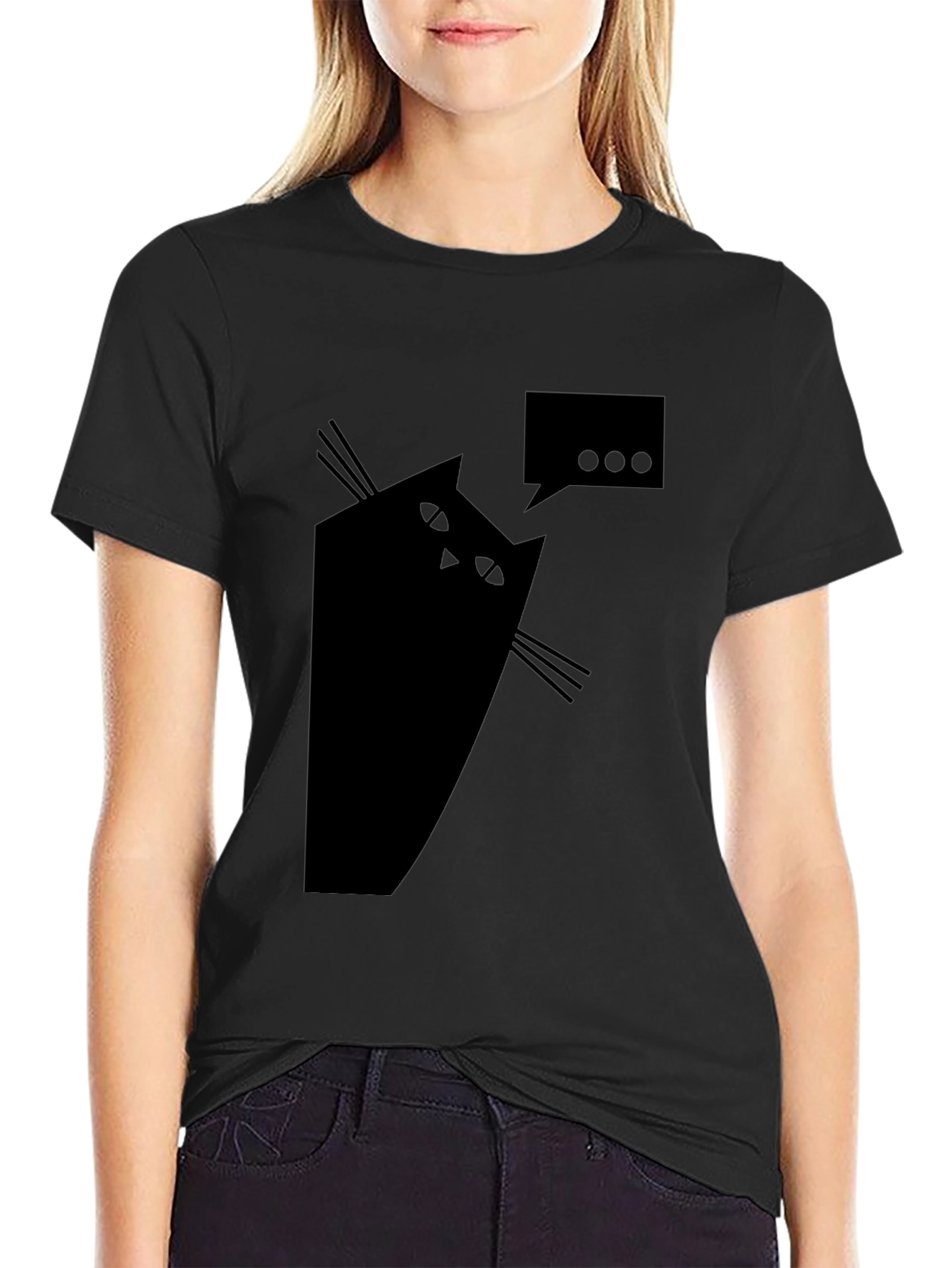 Cat Chat T-Shirt - Quirky Graphic Tee