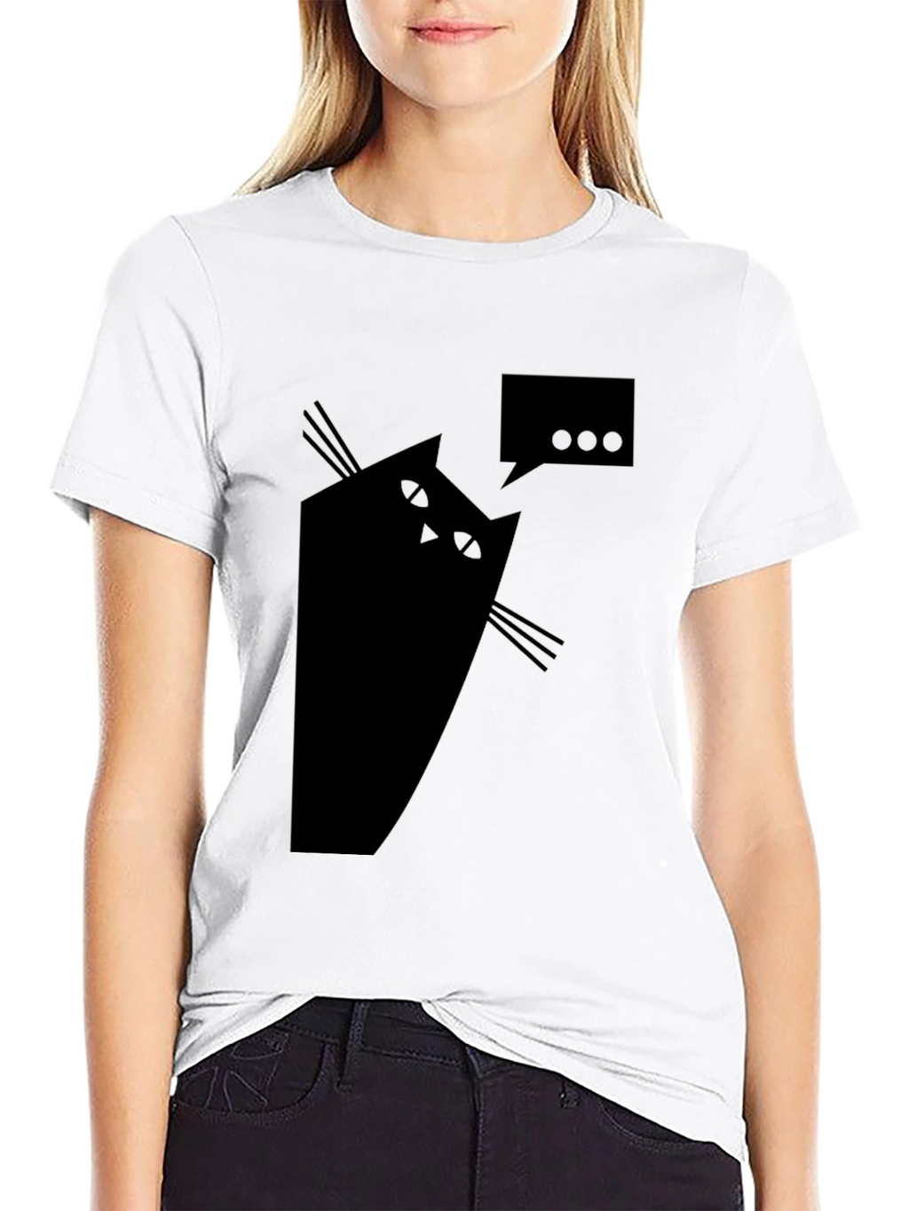 Cat Chat T-Shirt - Quirky Graphic Tee