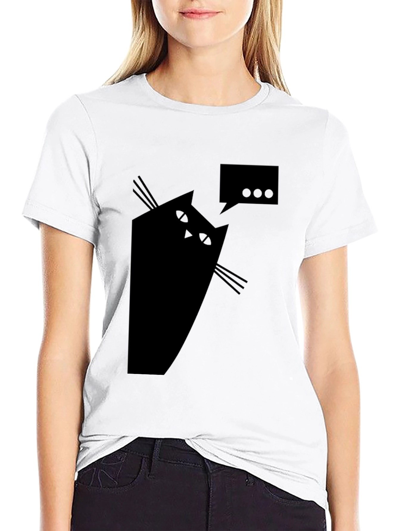 Cat Chat T-Shirt - Quirky Graphic Tee