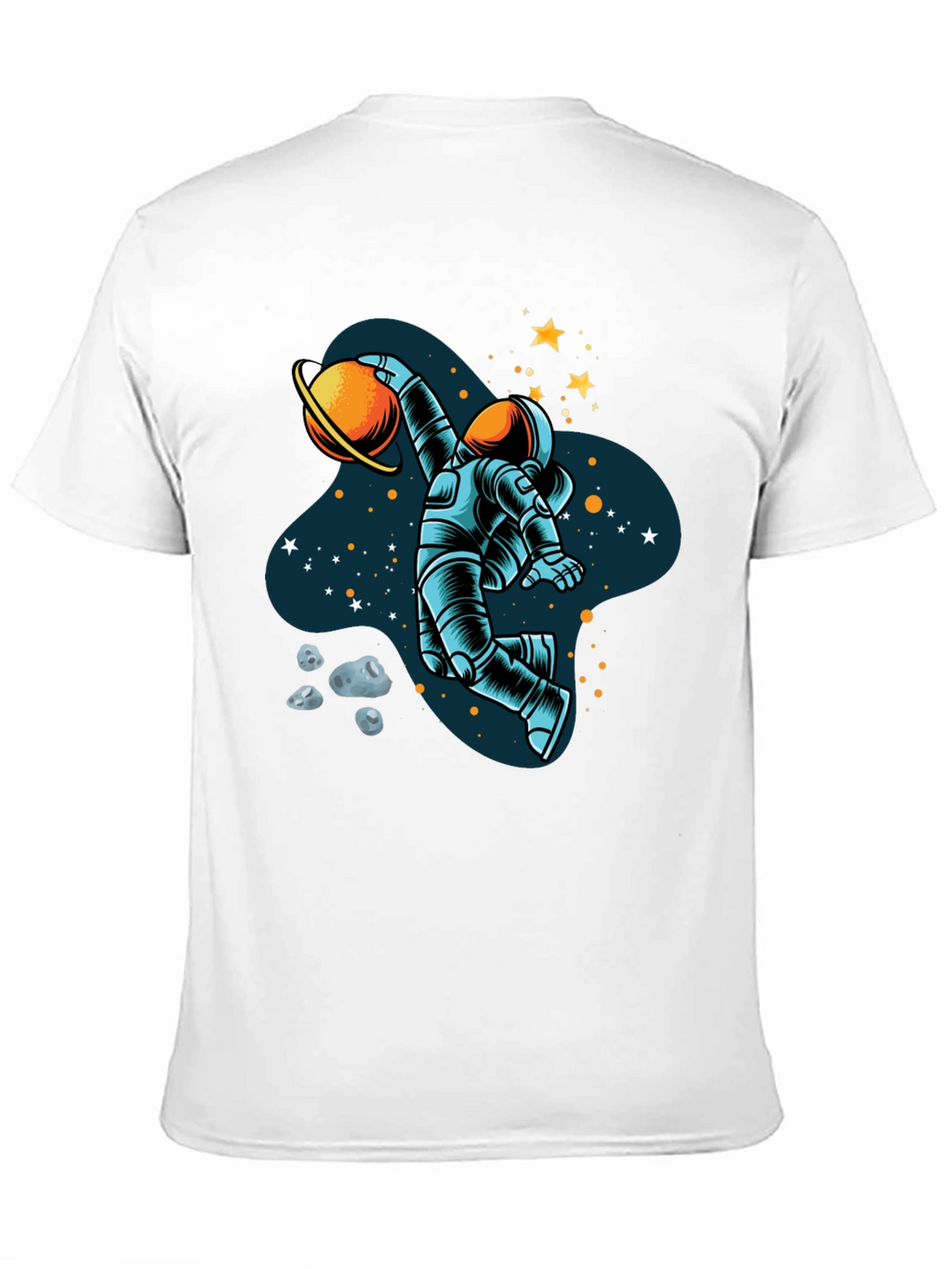 Astronaut Dunking Planet Graphic Tee