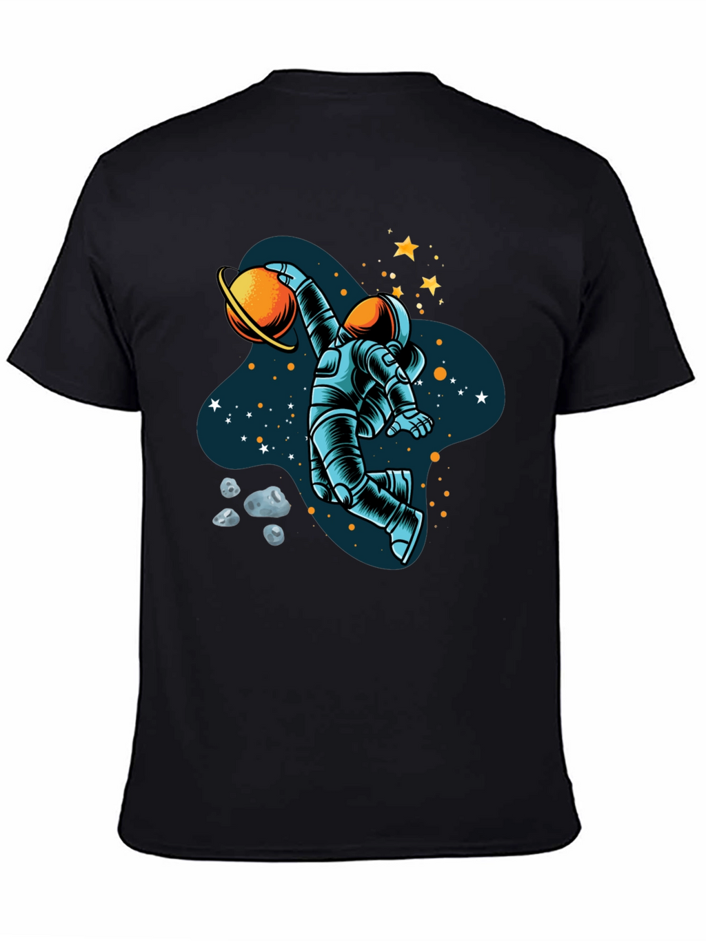 Astronaut Dunking Planet Graphic Tee