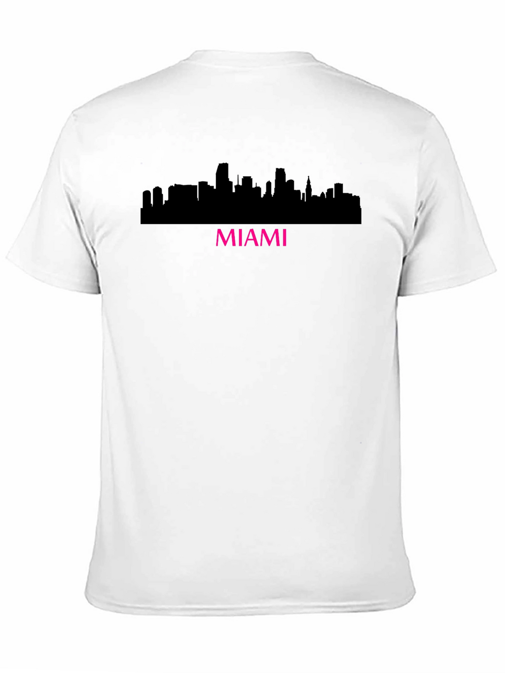 Miami Skyline Black Graphic Tee