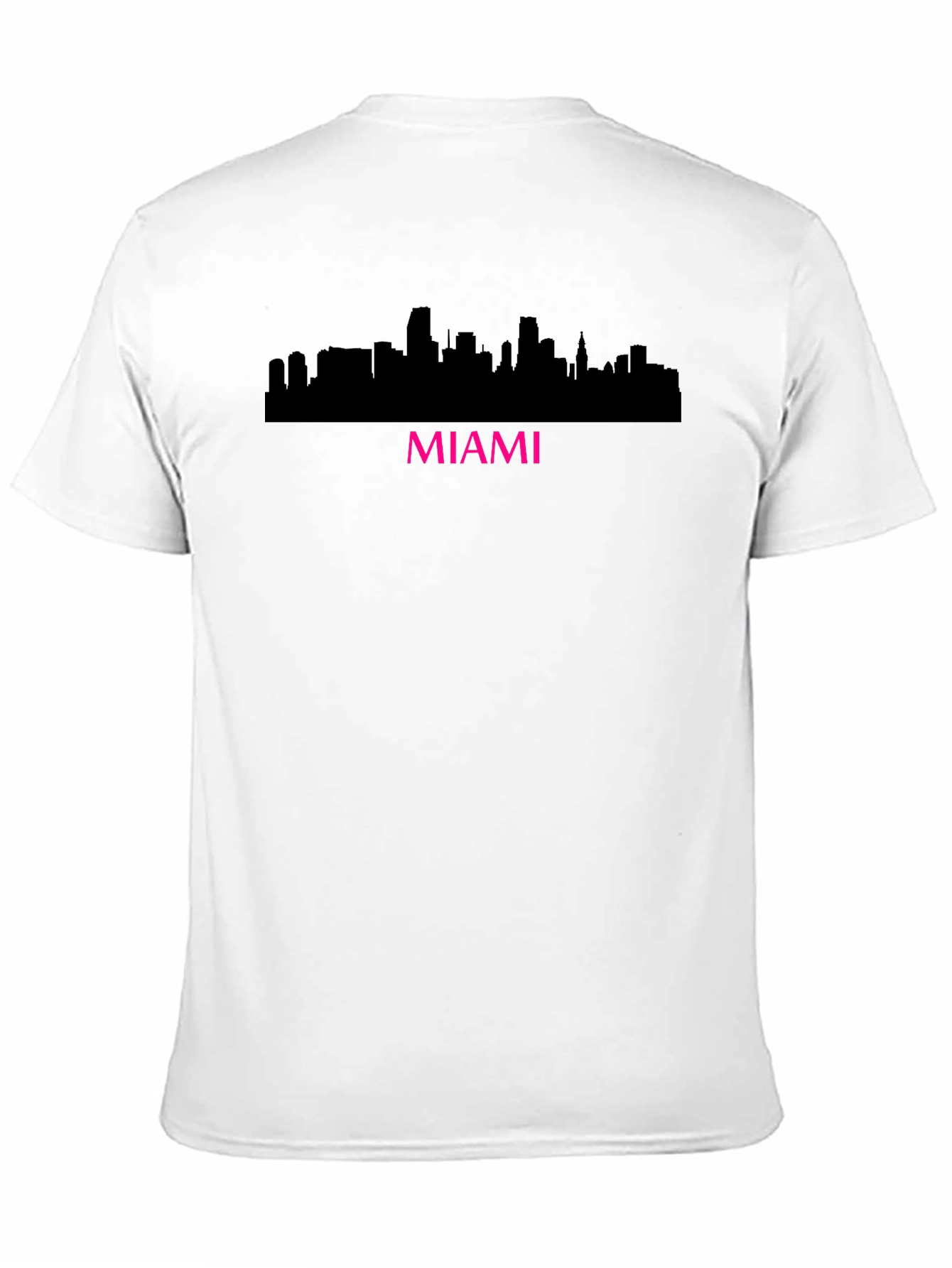 Miami Skyline Black Graphic Tee