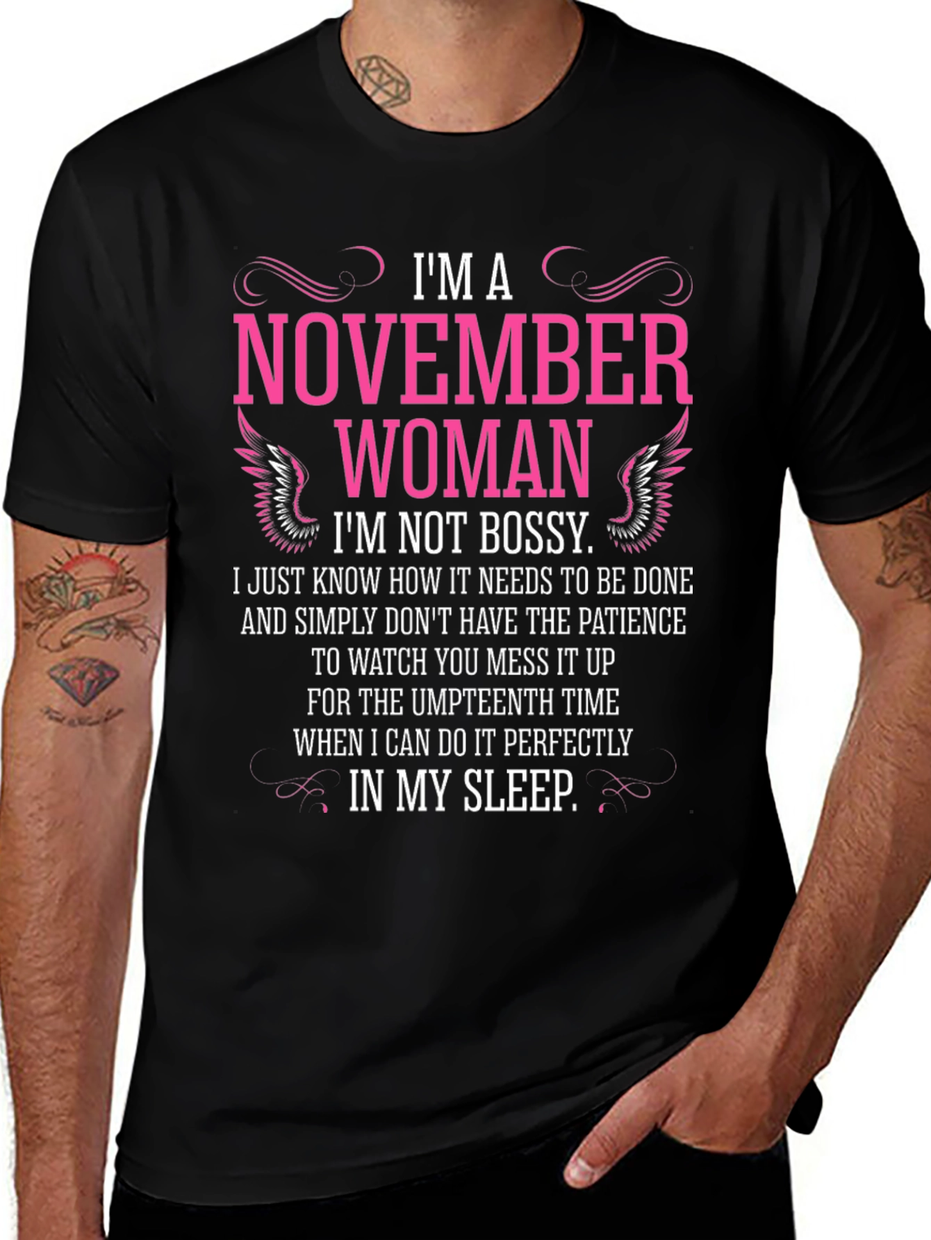 November Woman Graphic T-Shirt