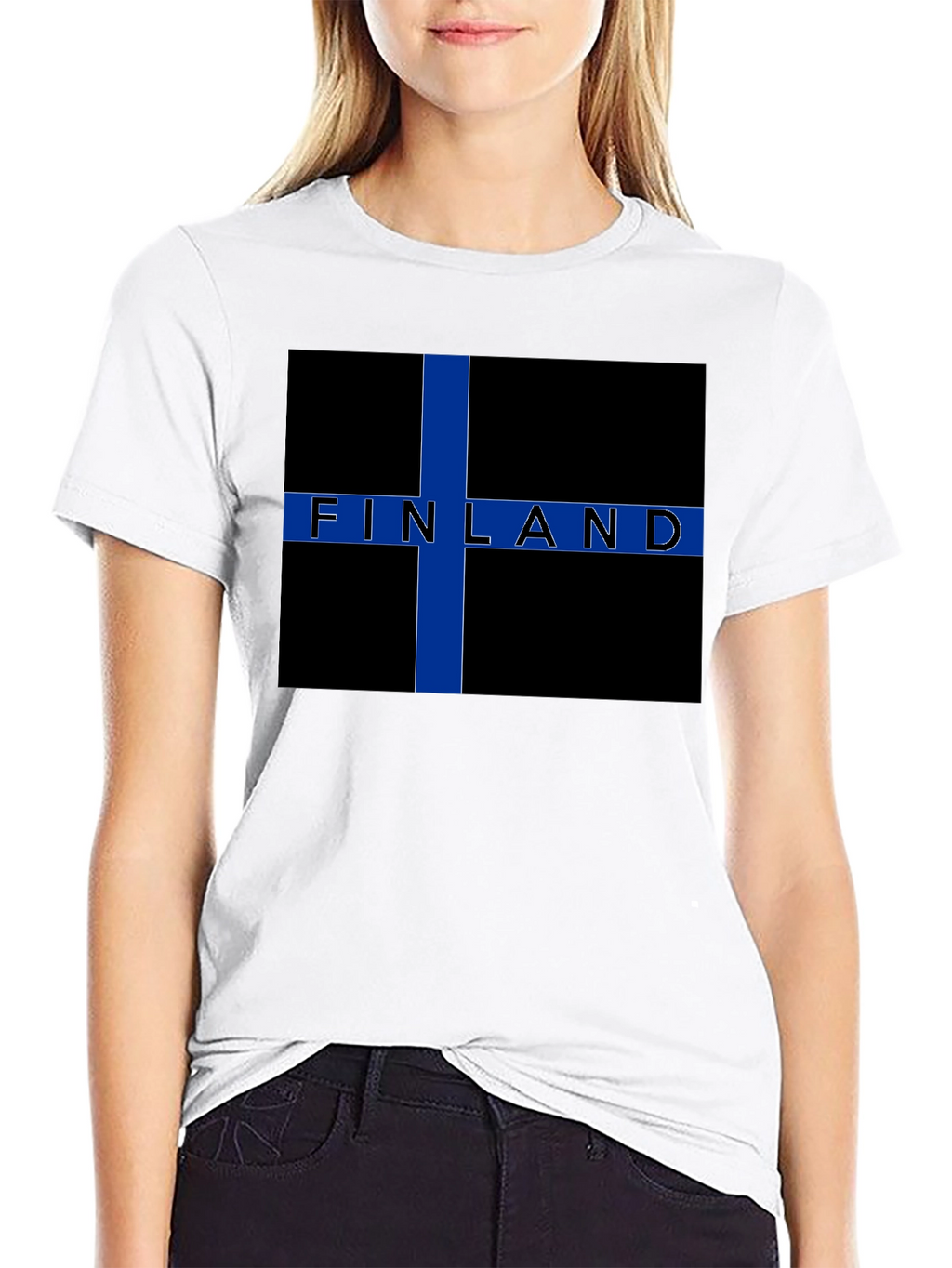 Finland Flag Graphic T-Shirt
