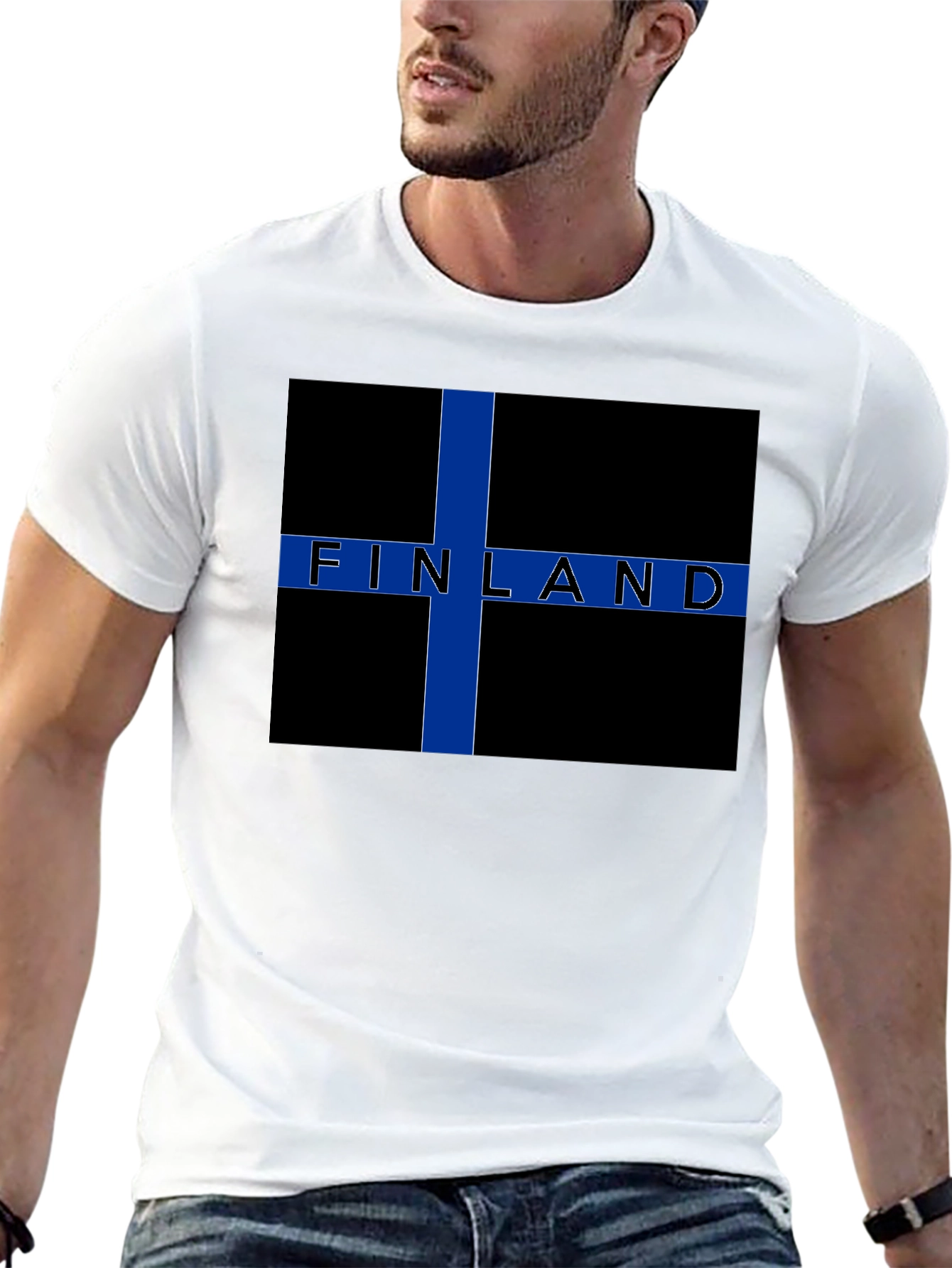 Finland Flag Graphic T-Shirt