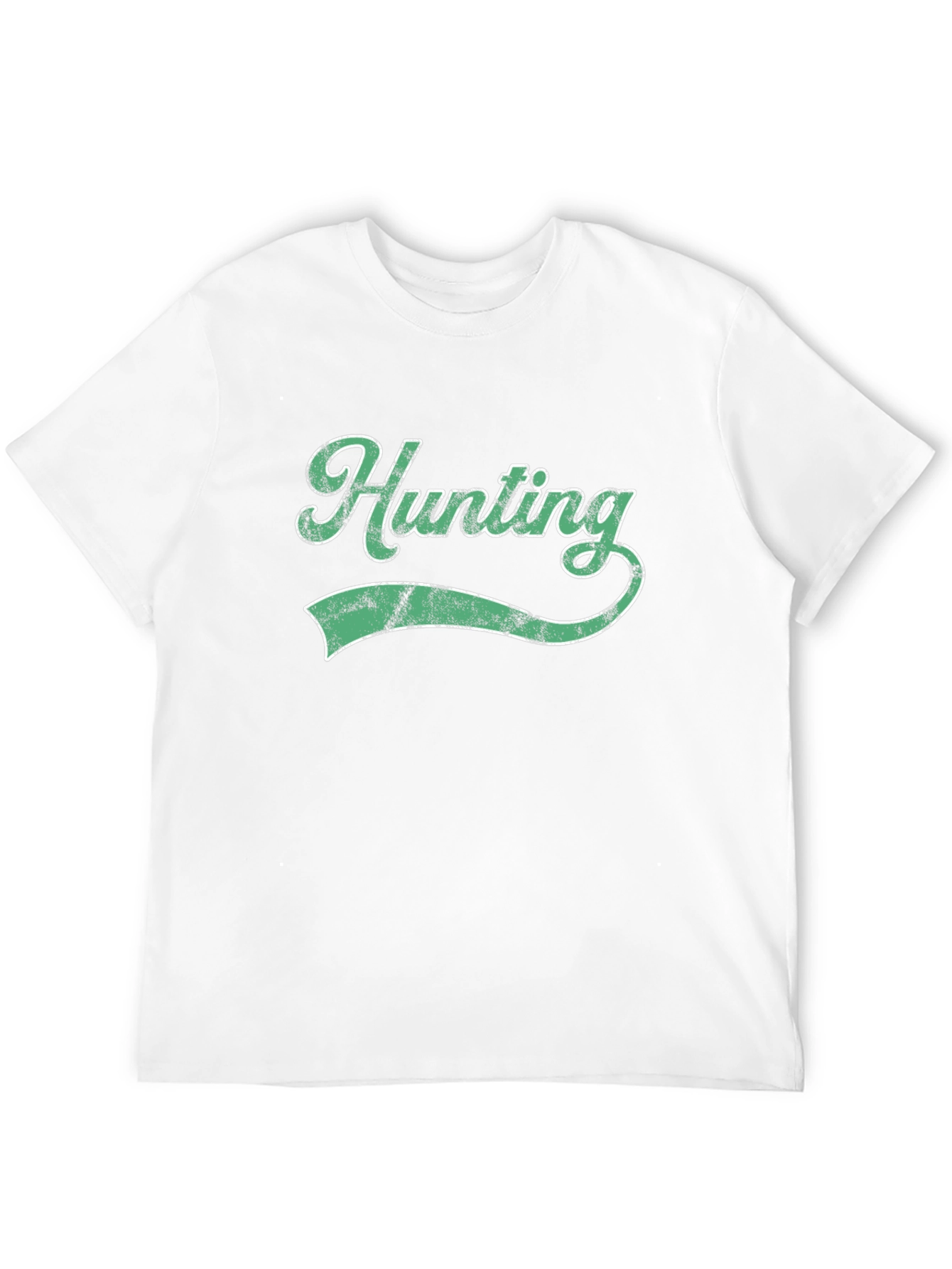 Hunting Graphic Tee - Black Cotton T-Shirt