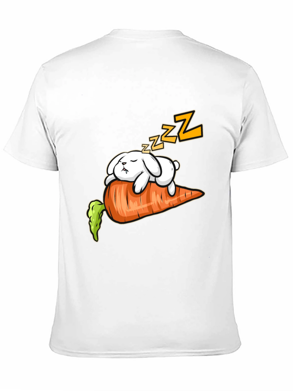 Sleeping Bunny on Carrot Graphic Tee