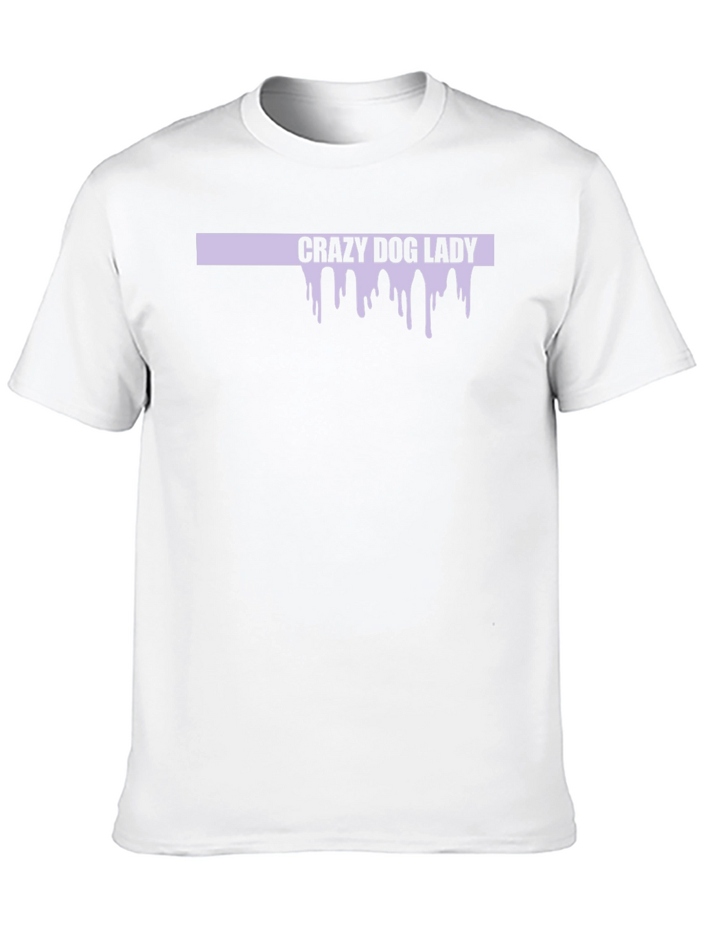Crazy Dog Lady Graphic T-Shirt - Black