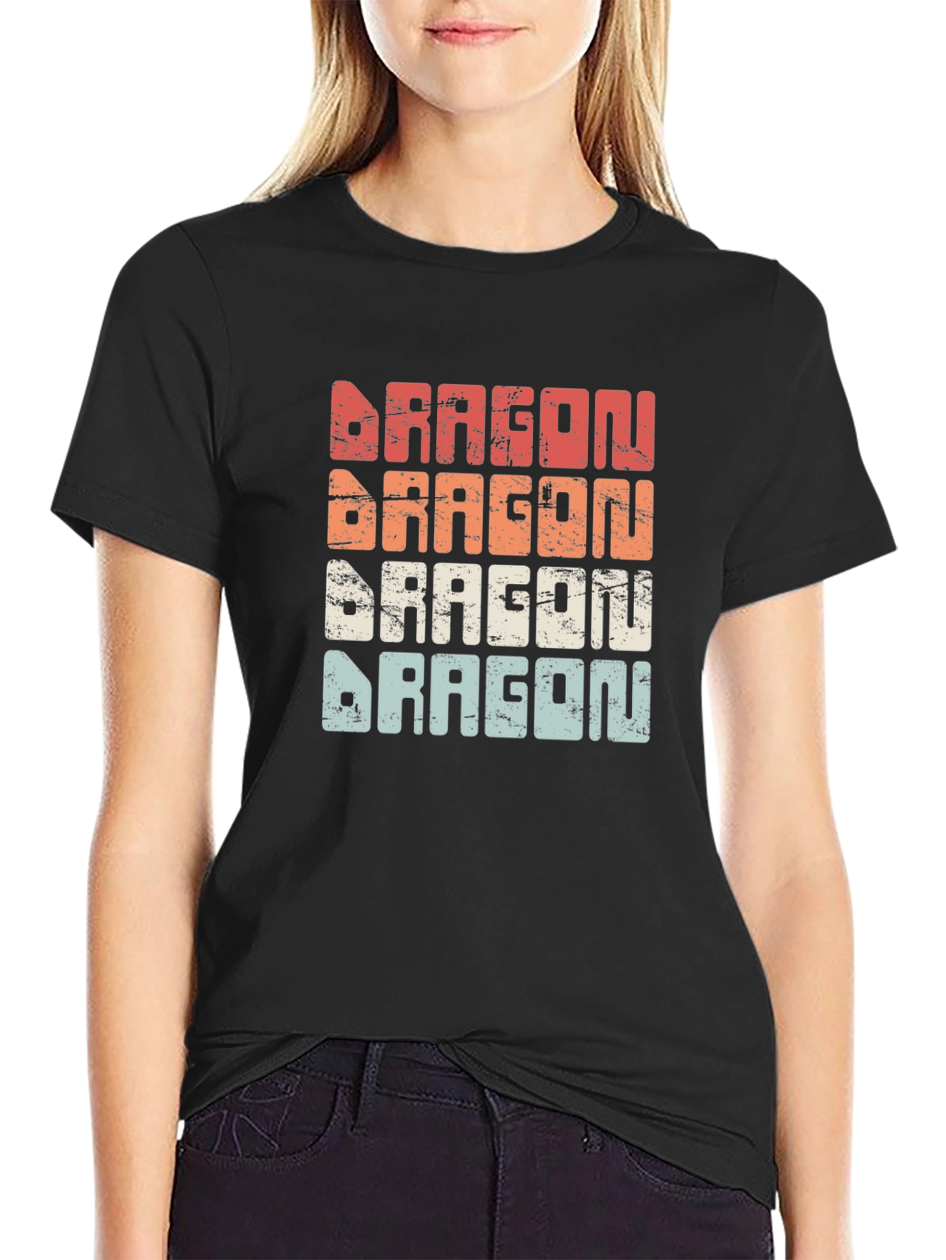 Retro Dragon T-Shirt | Vintage Style Graphic Tee
