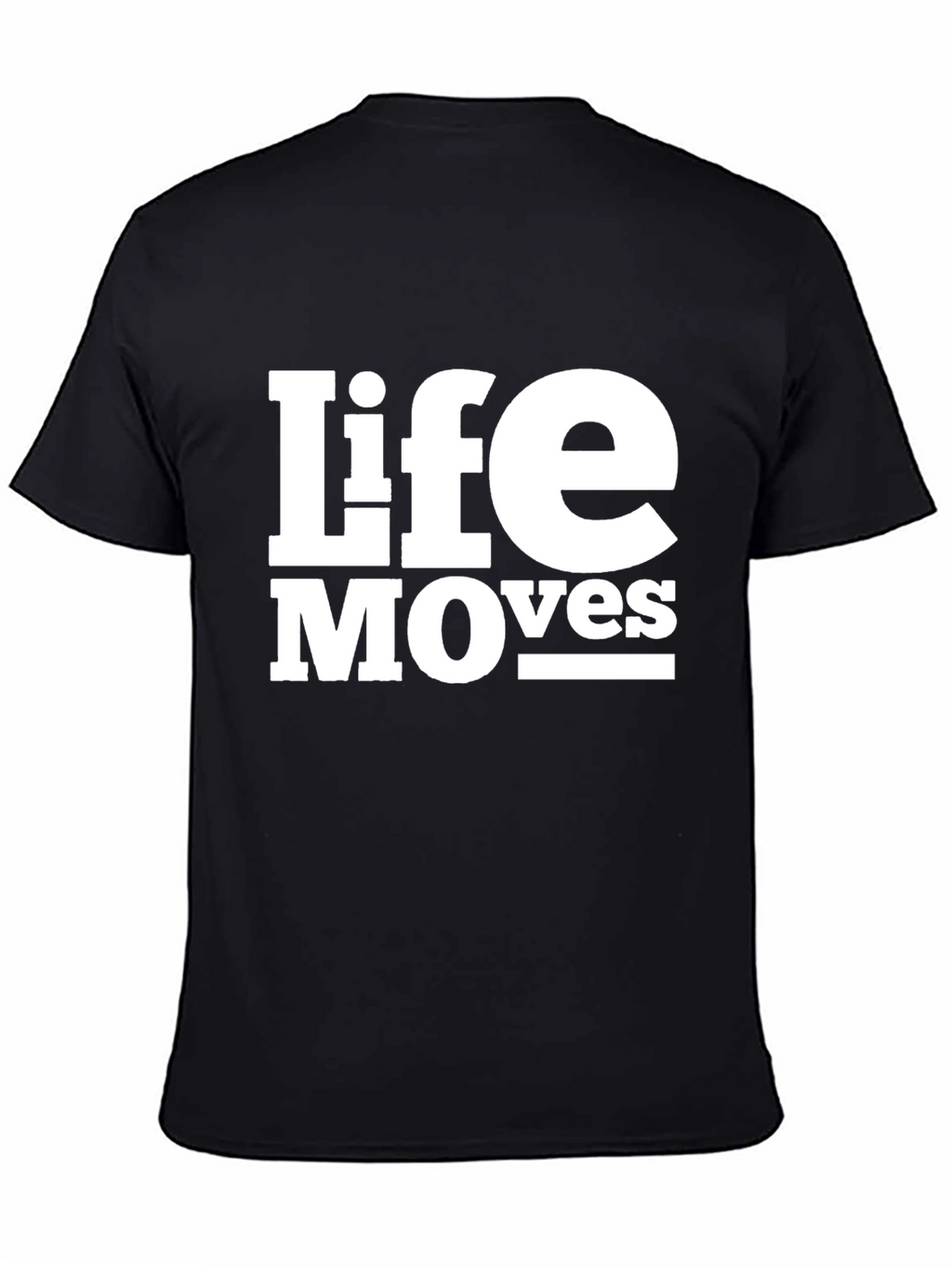 Life Moves Graphic Tee - Black