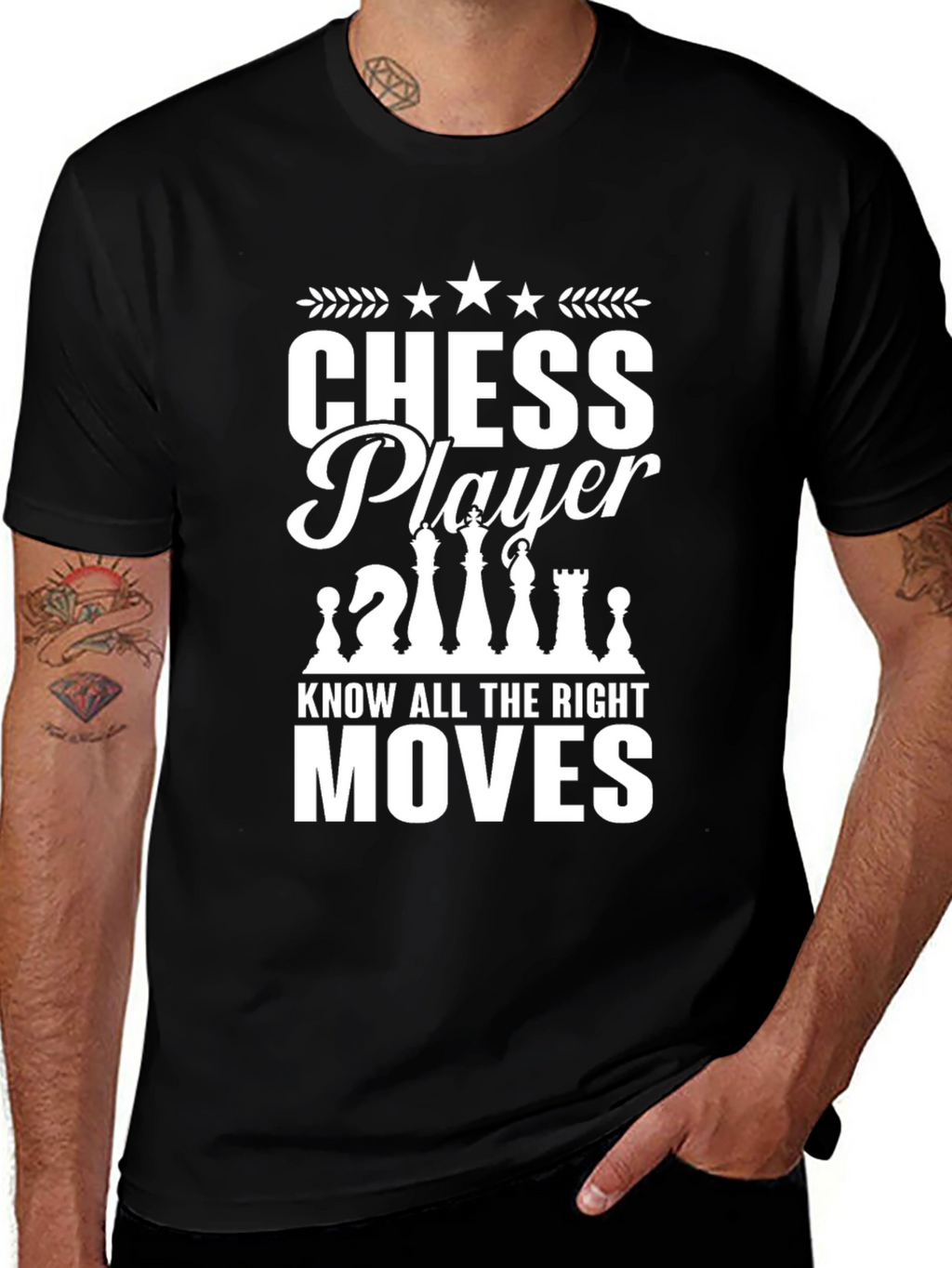 Chess Player T-Shirt - Know All The Right Moves