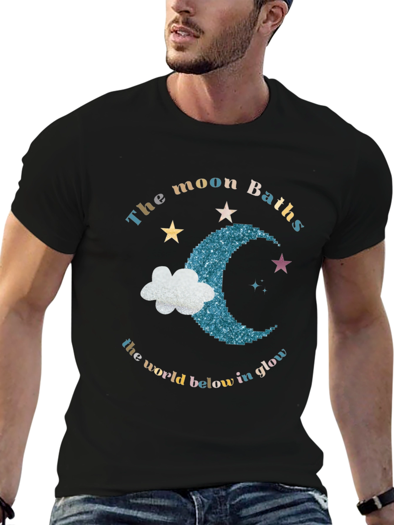 The Moon Baths Graphic T-Shirt - Unisex Comfort